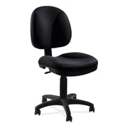 NPS® Comfort Task Chair, 18"-22" Height, Surface Color: Black, Frame Color: Black