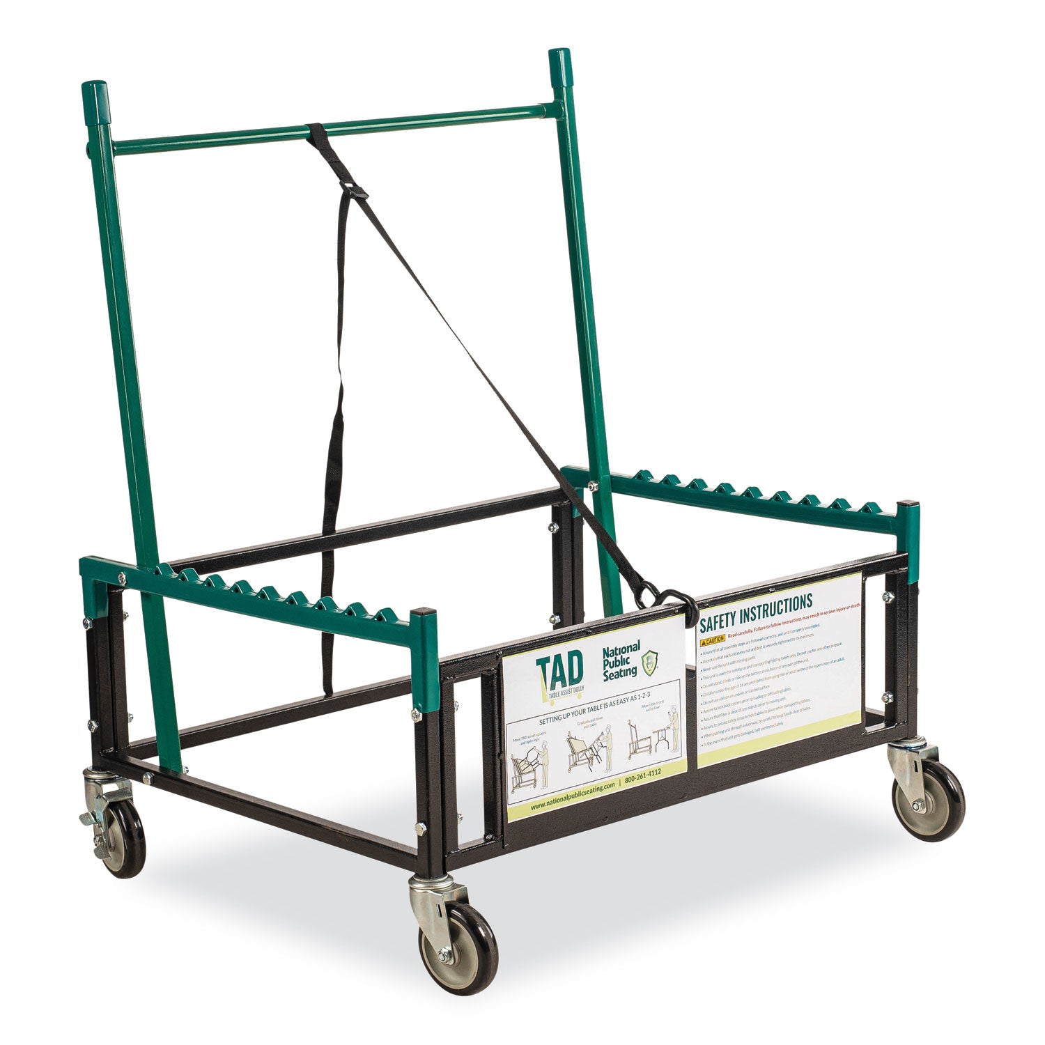 NPS® Table Assist Dolly, Frame Color: Brown