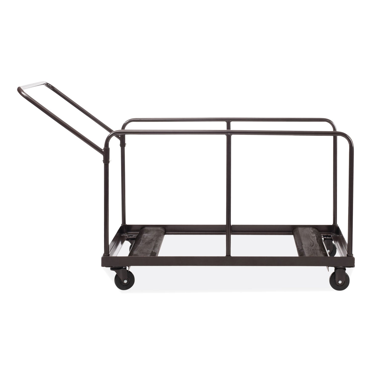 NPS® Folding Table Dolly for Round & Rectangular Tables, Frame Color: Brown