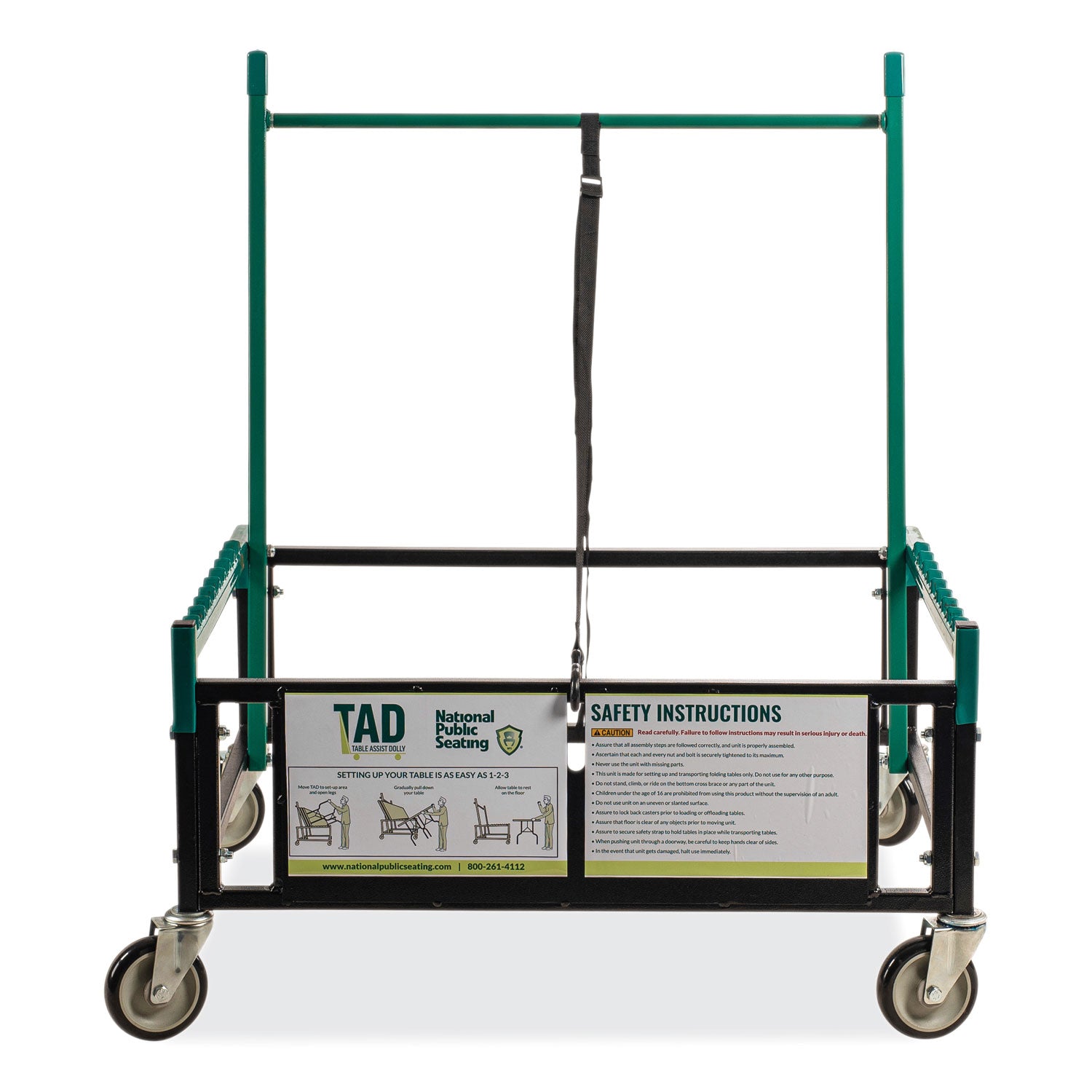 NPS® Table Assist Dolly, Frame Color: Brown