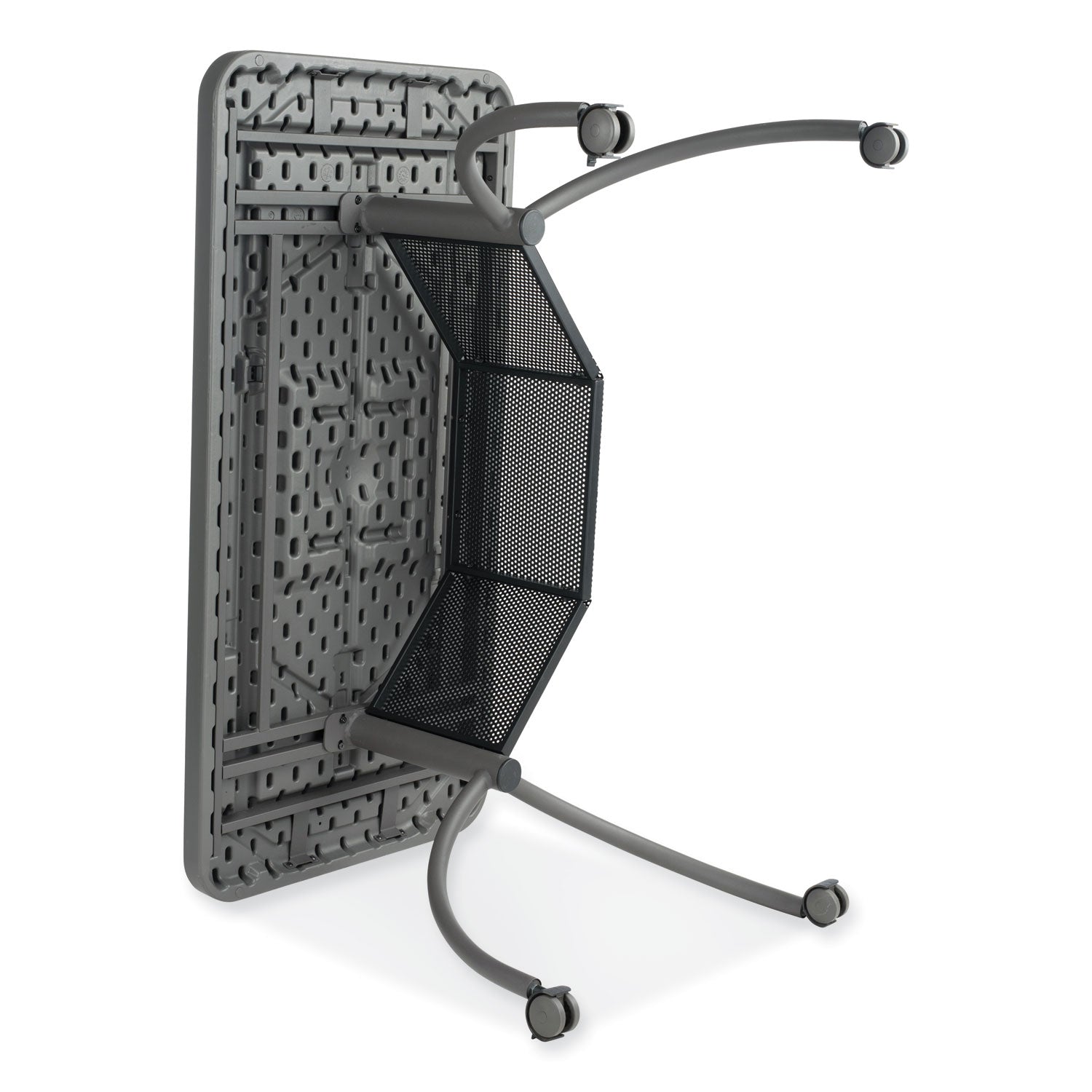 Oklahoma Sound® Teacher's WorkPod Desk, Surface Color: Charcoal Slate