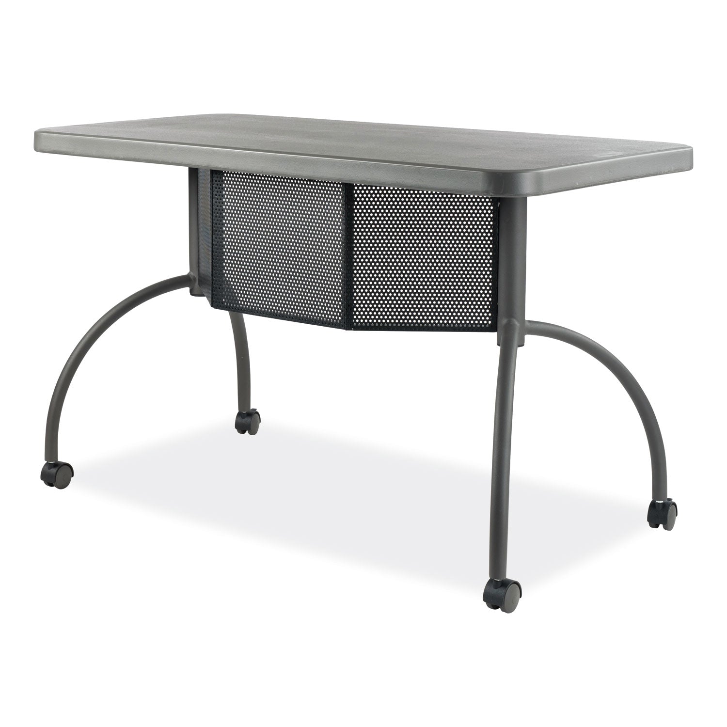 Oklahoma Sound® Teacher's WorkPod Desk, Surface Color: Charcoal Slate