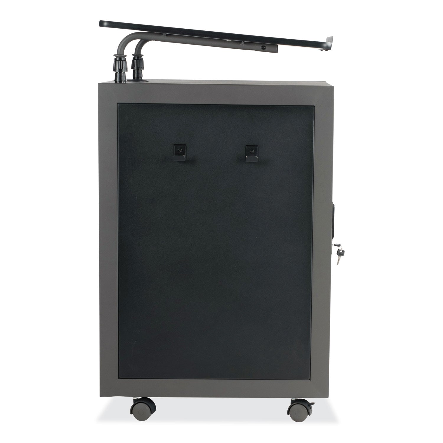 Oklahoma Sound® Teacher's WorkPod Lectern, Surface Color: Charcoal Slate