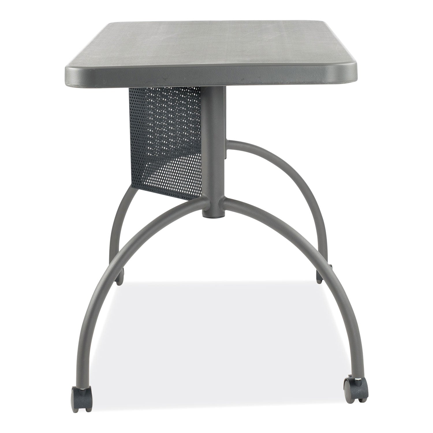 Oklahoma Sound® Teacher's WorkPod Desk, Surface Color: Charcoal Slate