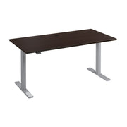 Bush Business Furniture Move 60 Series 60W x 30D Electric Height Adjustable Standing Desk in Mocha Cherry with Metallic Gray Base - 59.45" Width x 29.37" Depth x 47.69" Height