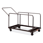 NPS® Folding Table Dolly for Round & Rectangular Tables, Frame Color: Brown