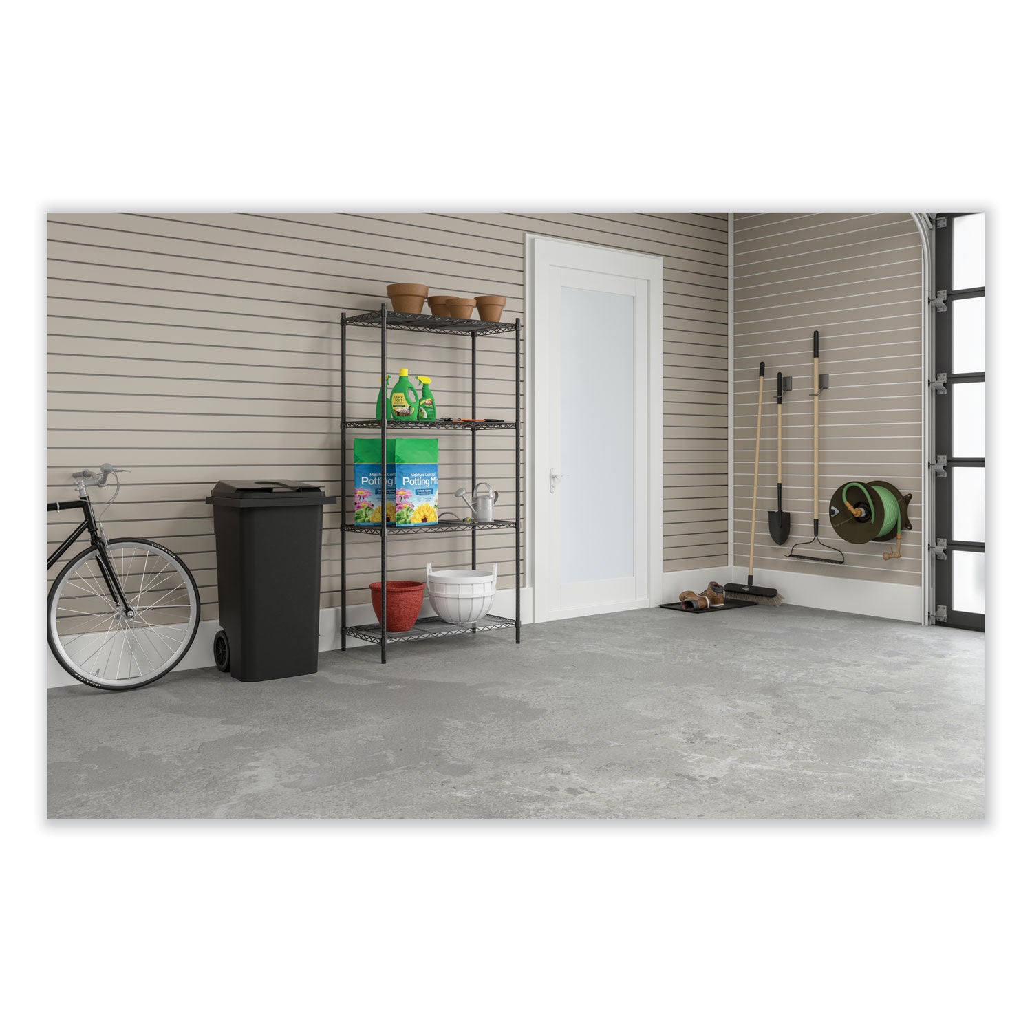 Shelving Wire Ind Starter Gry