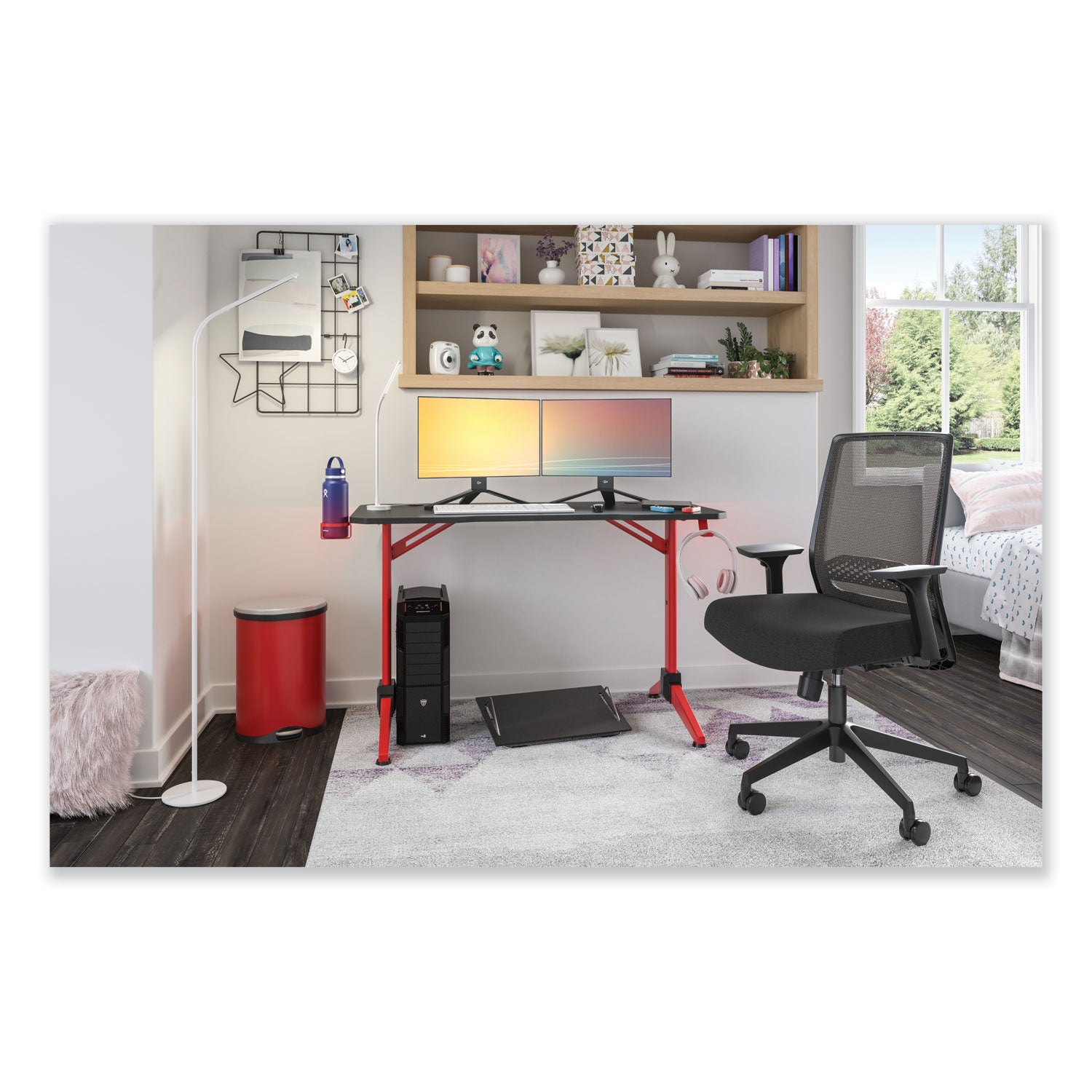 Gooseneck Floor Lamp White