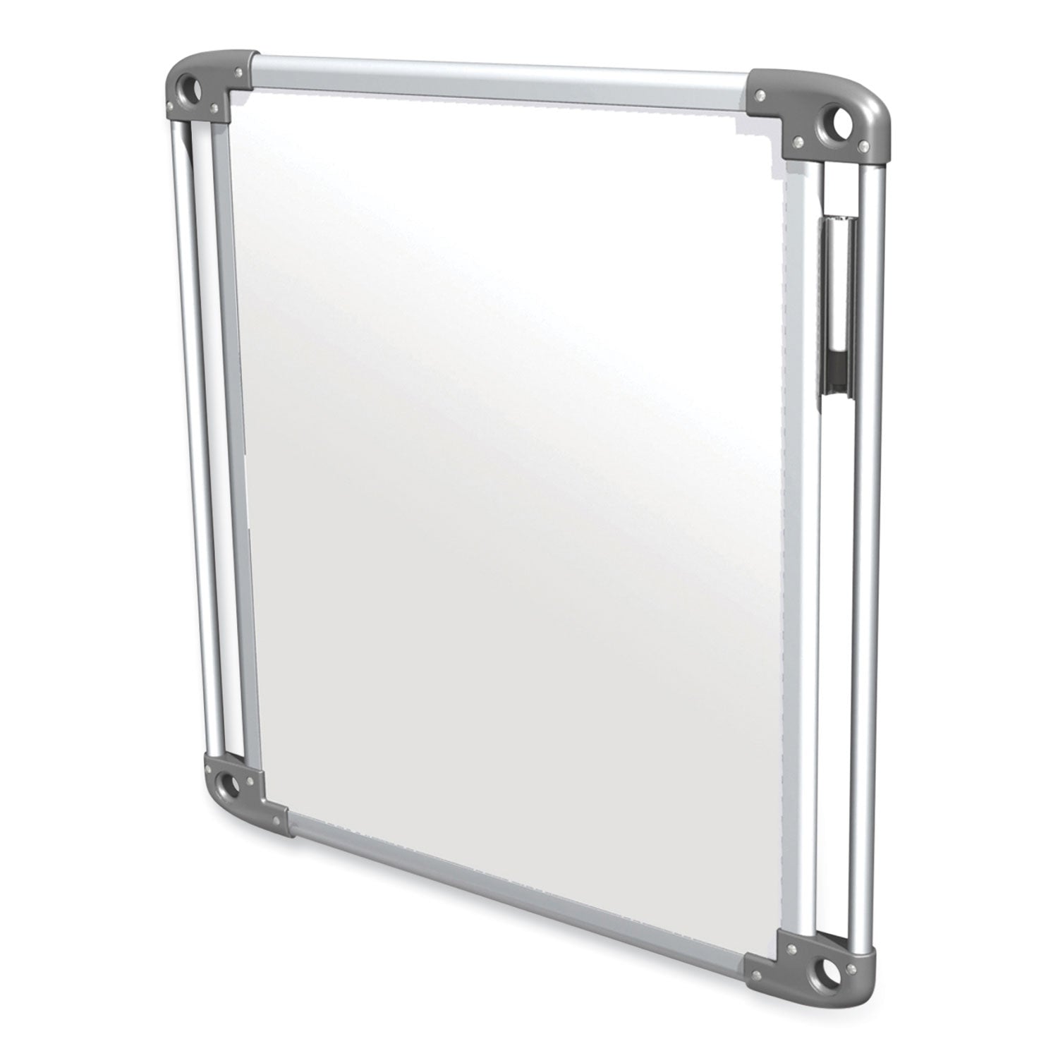 Ghent Dry Erase Board - 28" (2.3 ft) Width x 28" (2.3 ft) Height - Aluminum Frame - 1 Each