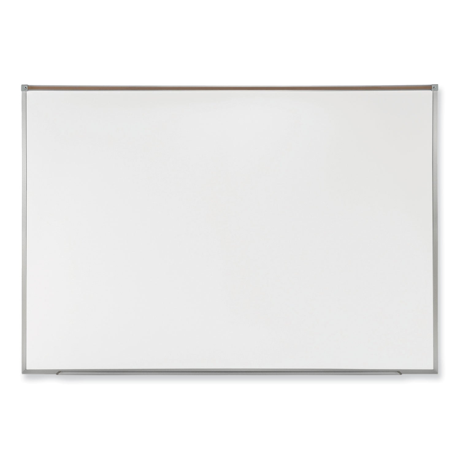 Proma Magnetic Porcelain Projection Whiteboard with Aluminum Frame, 96.5" x 48.5", White Surface, Satin Aluminum Frame