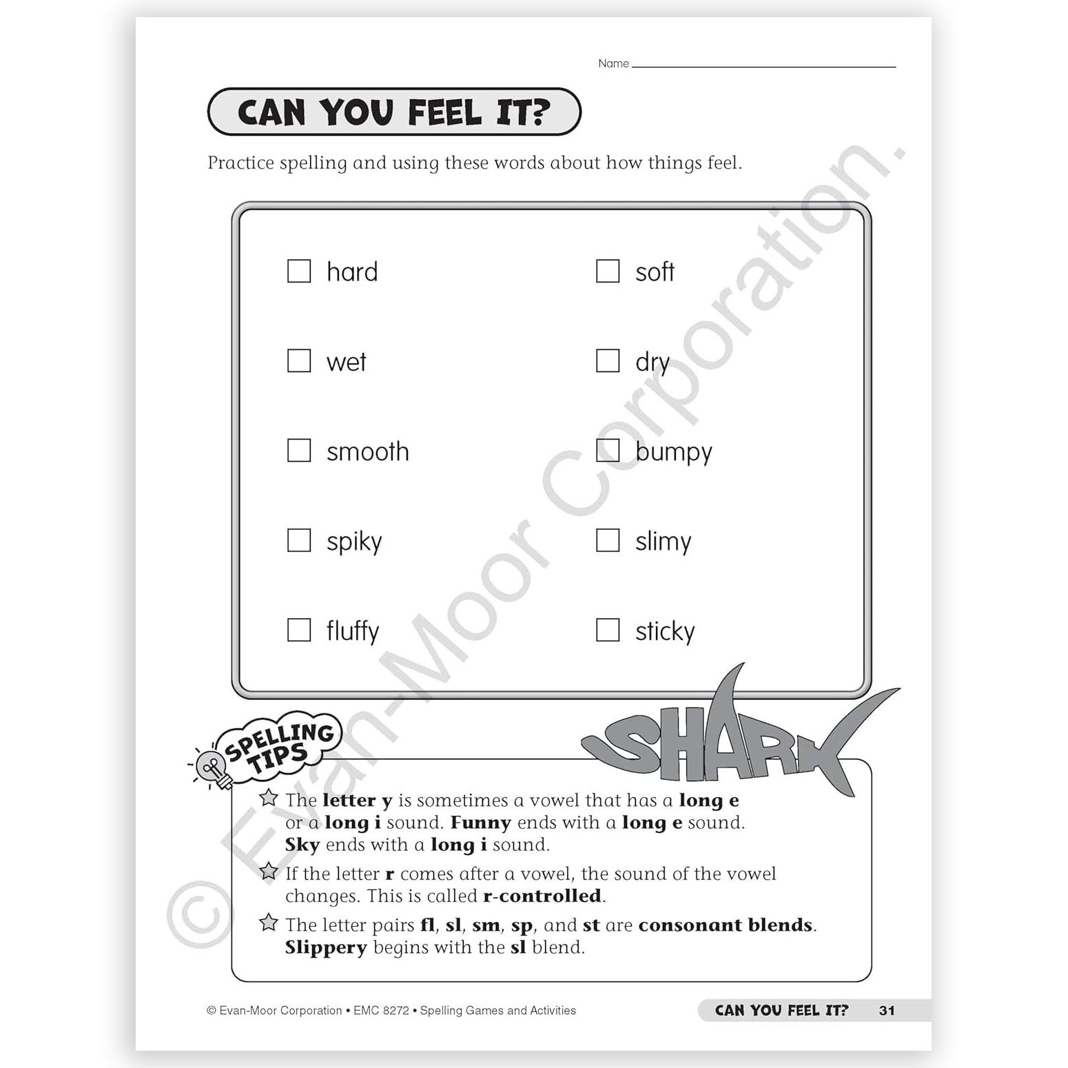 Spelling Games and Activities, Grade 2