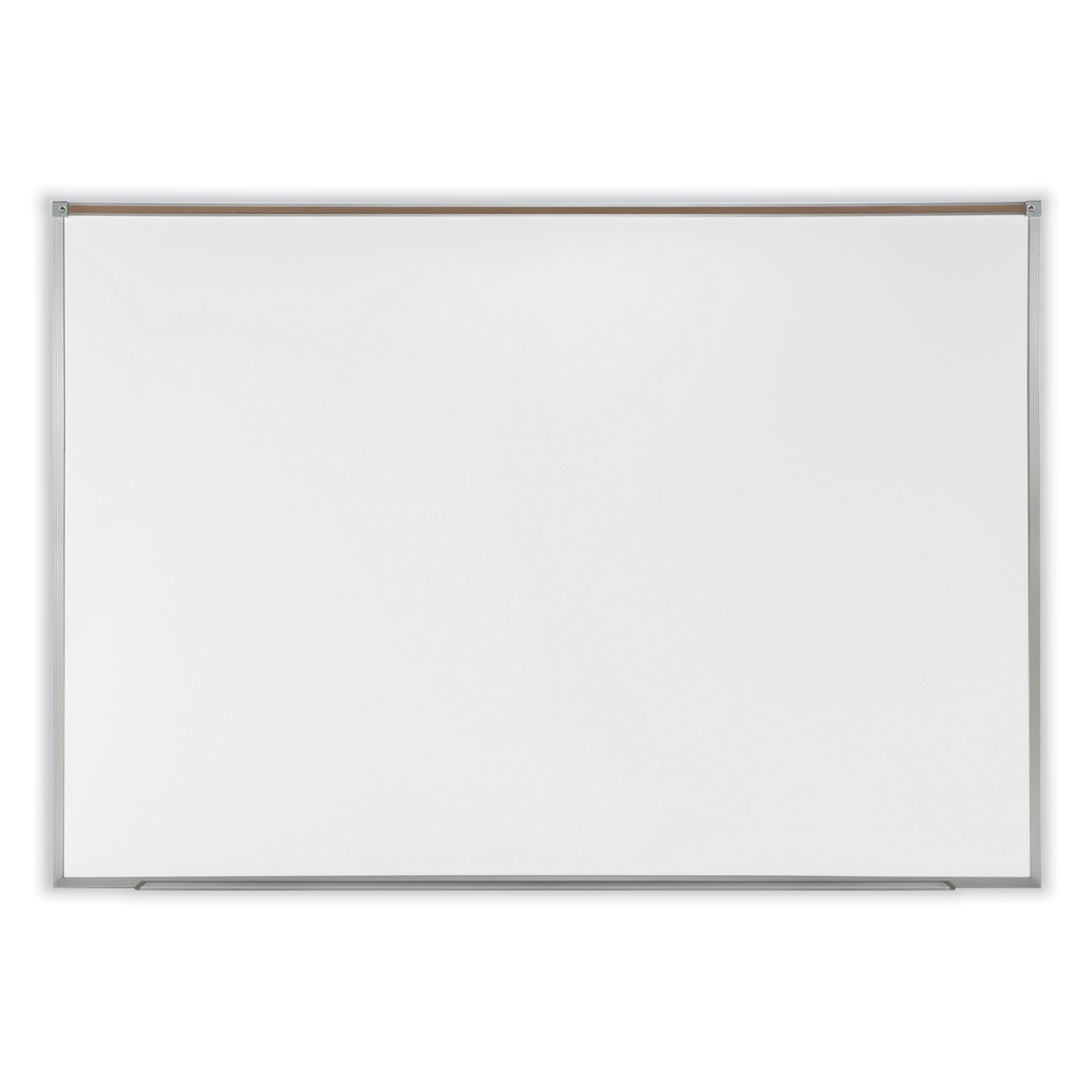 48" (4 ft) Width x 36" (3 ft) Height - White Porcelain Surface - Aluminum Frame - Rectangle - Magnetic - 1 Each