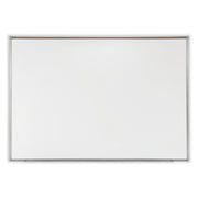 48" (4 ft) Width x 36" (3 ft) Height - White Porcelain Surface - Aluminum Frame - Rectangle - Magnetic - 1 Each