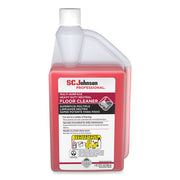 SC Johnson Heavy-Duty pH Floor & Surface Cleaner, Concentrate, 32 fl oz (1 quart), Red Bottle, 1 Each