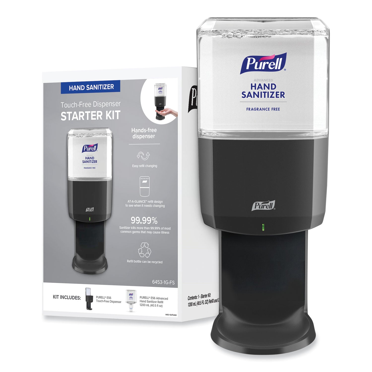 1.27 quart Capacity - Touch-free, Hygienic, Durable, Long Lasting, Wall Mountable - Graphite - 1 Carton