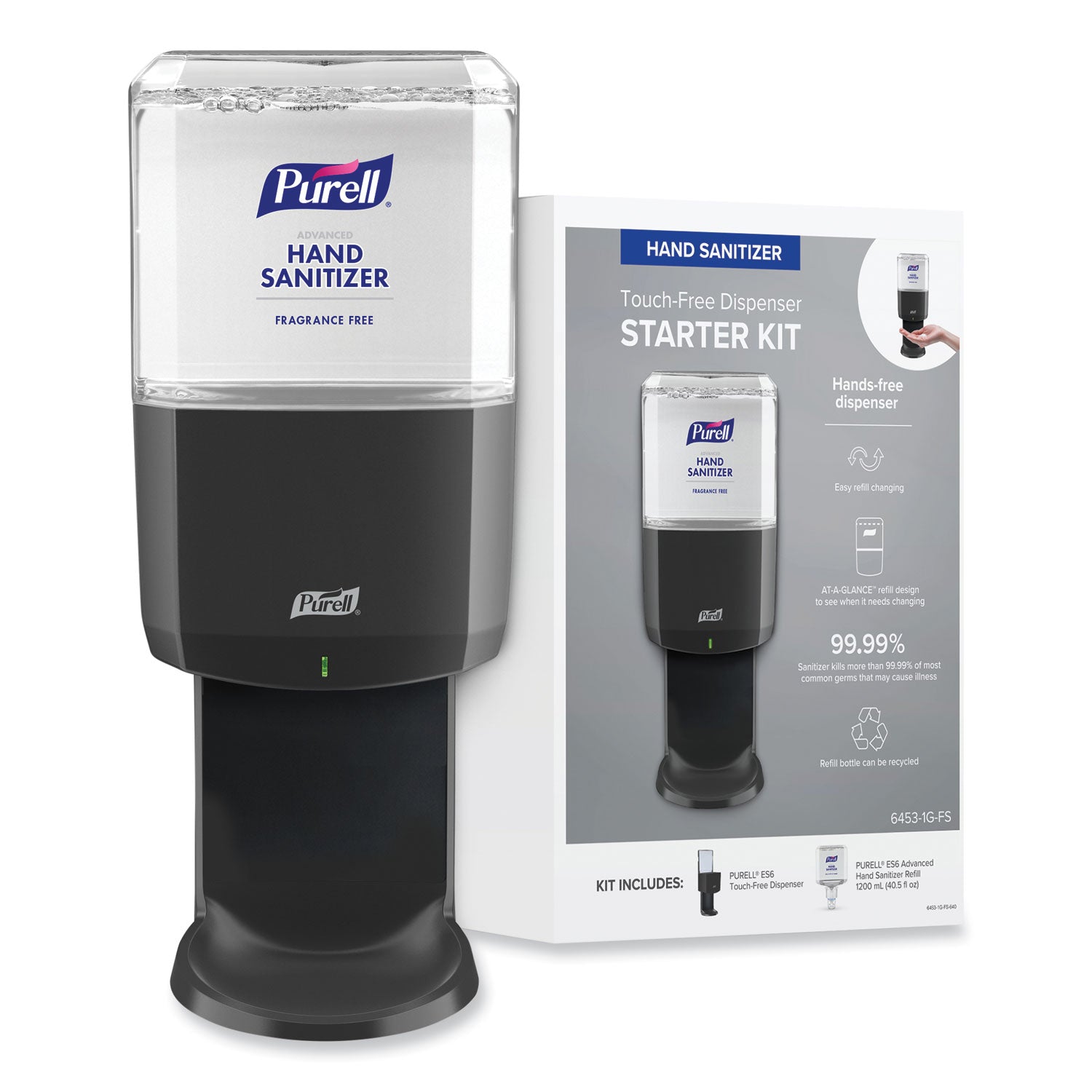 1.27 quart Capacity - Touch-free, Hygienic, Durable, Long Lasting, Wall Mountable - Graphite - 1 Carton