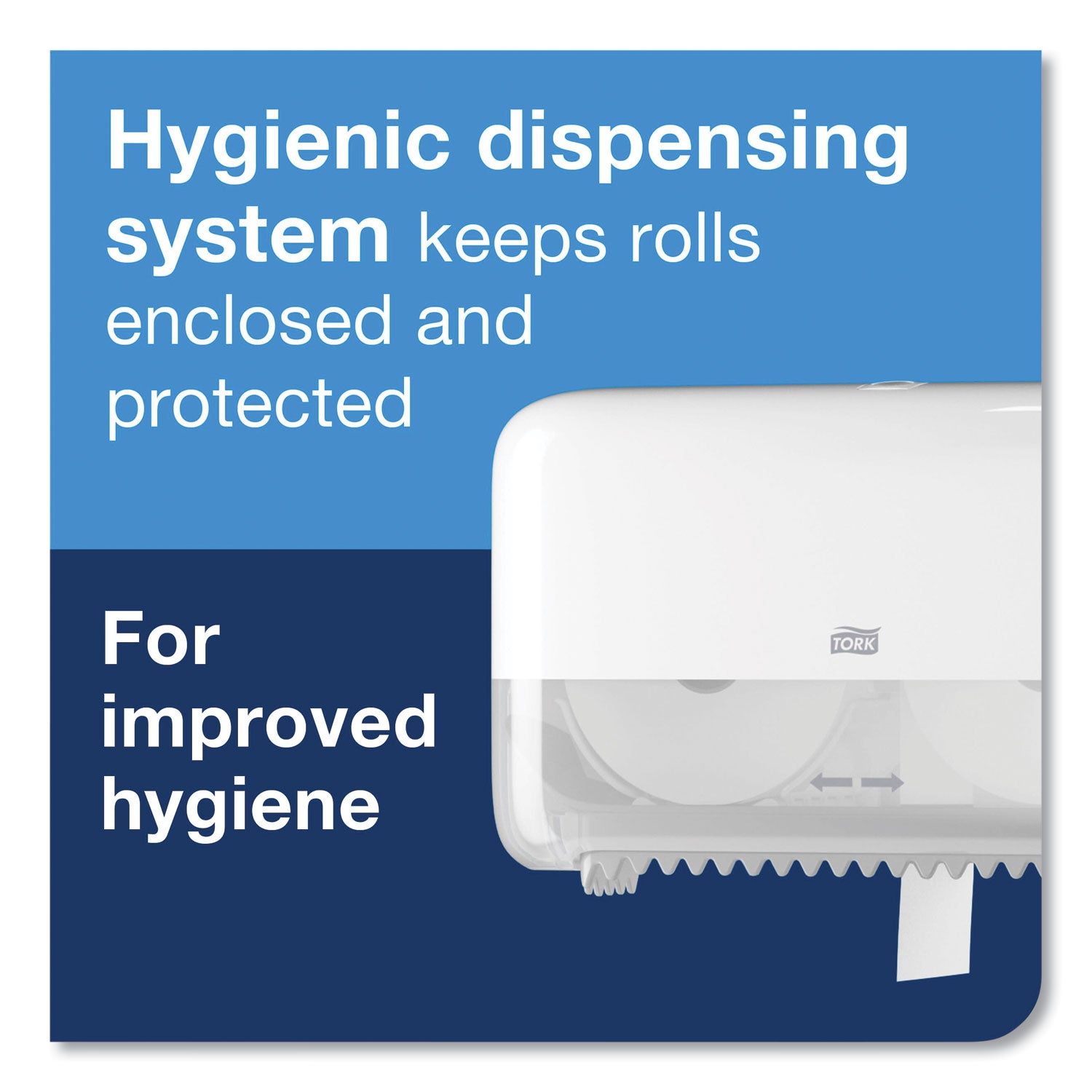 Elevation Coreless High Capacity Bath Tissue Dispenser, 14.17 x 5.08 x 8.23, White