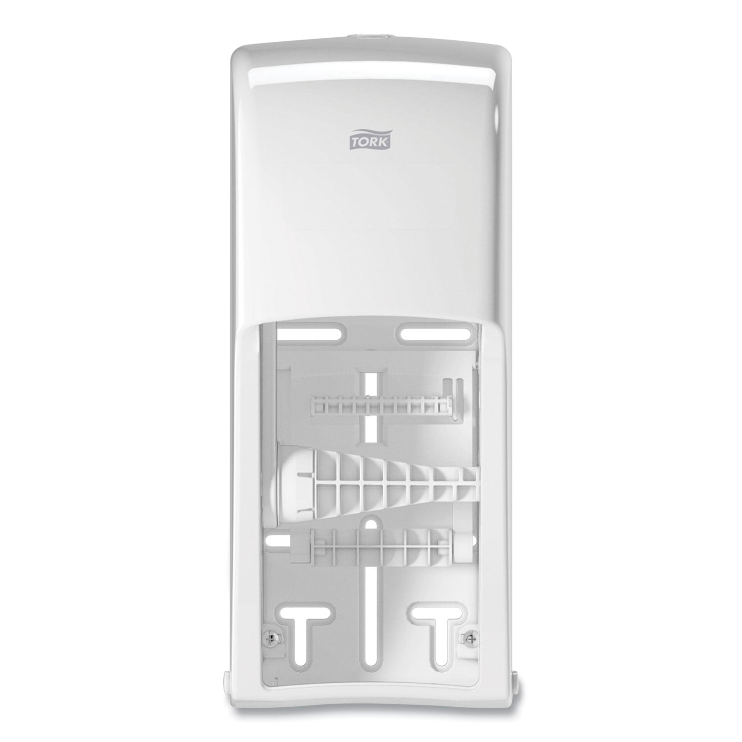 Elevation High Capacity Bath Tissue Dispenser, 6.3 X 6.46 X 14.2, White