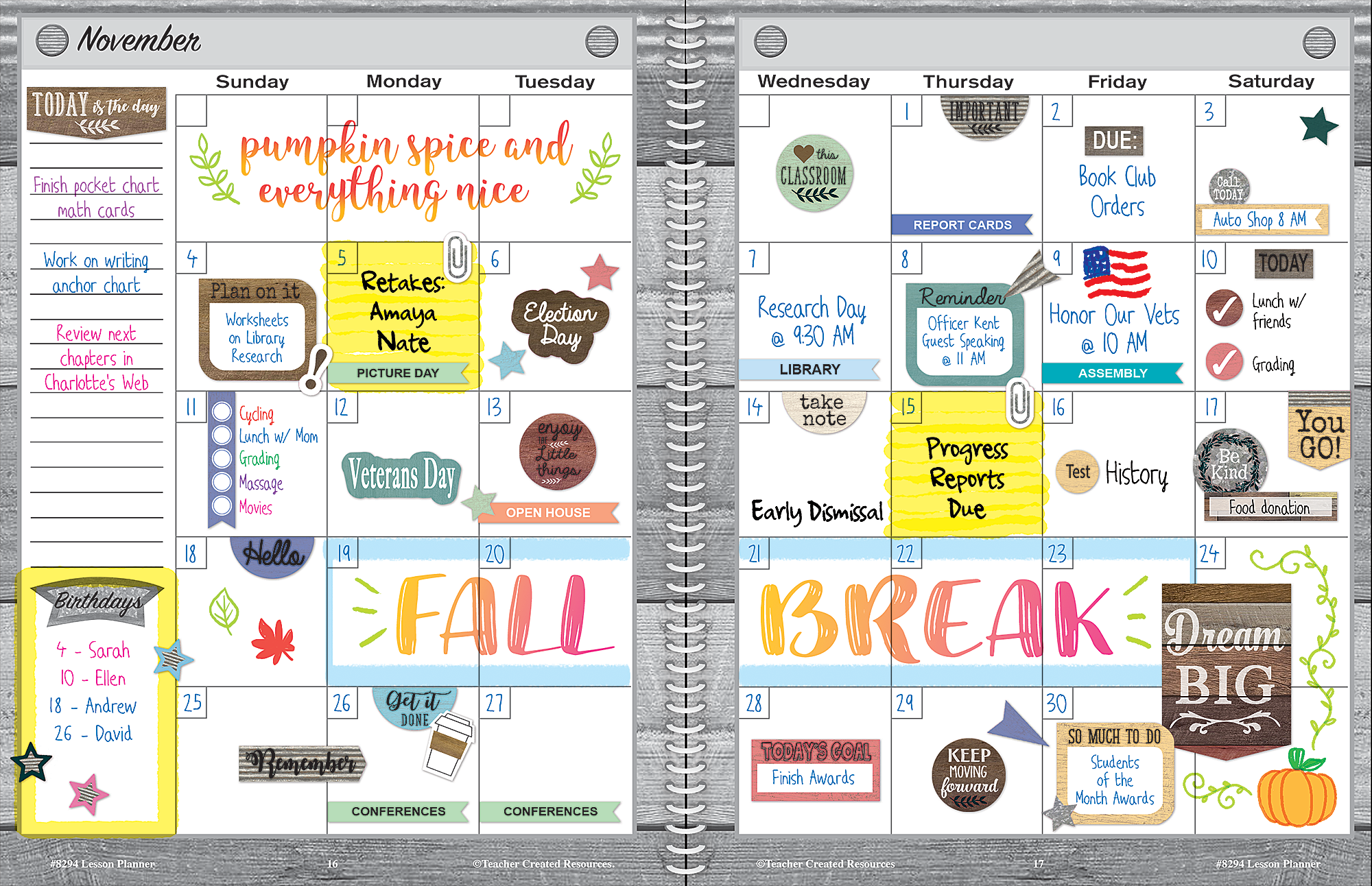 Home Sweet Classroom Lesson Planner