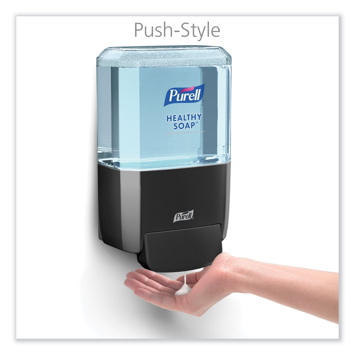 1.27 quart Capacity - Hygienic, Dye-free, Fragrance-free, Refillable, Wall Mountable - Graphite - 1 Carton