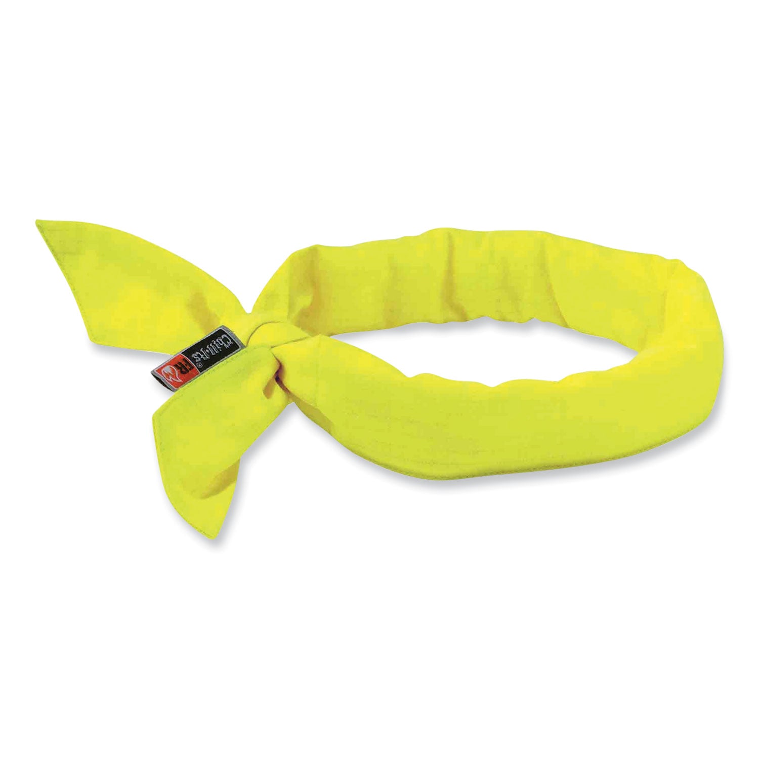 Ergodyne FR Evaporative Cooling Bandana - Yellow - Acrylic, Polymer, Cotton, Fabric