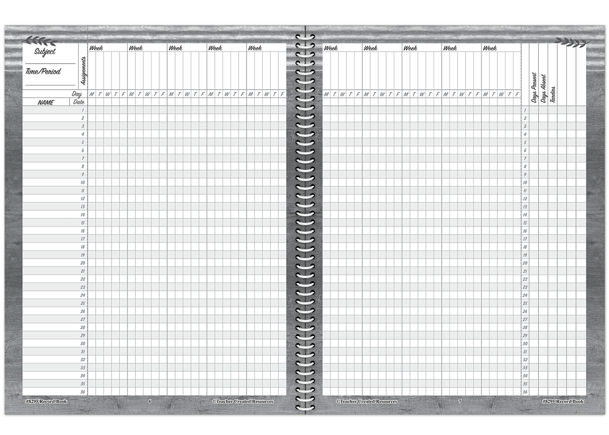 Home Sweet Classroom Record Book