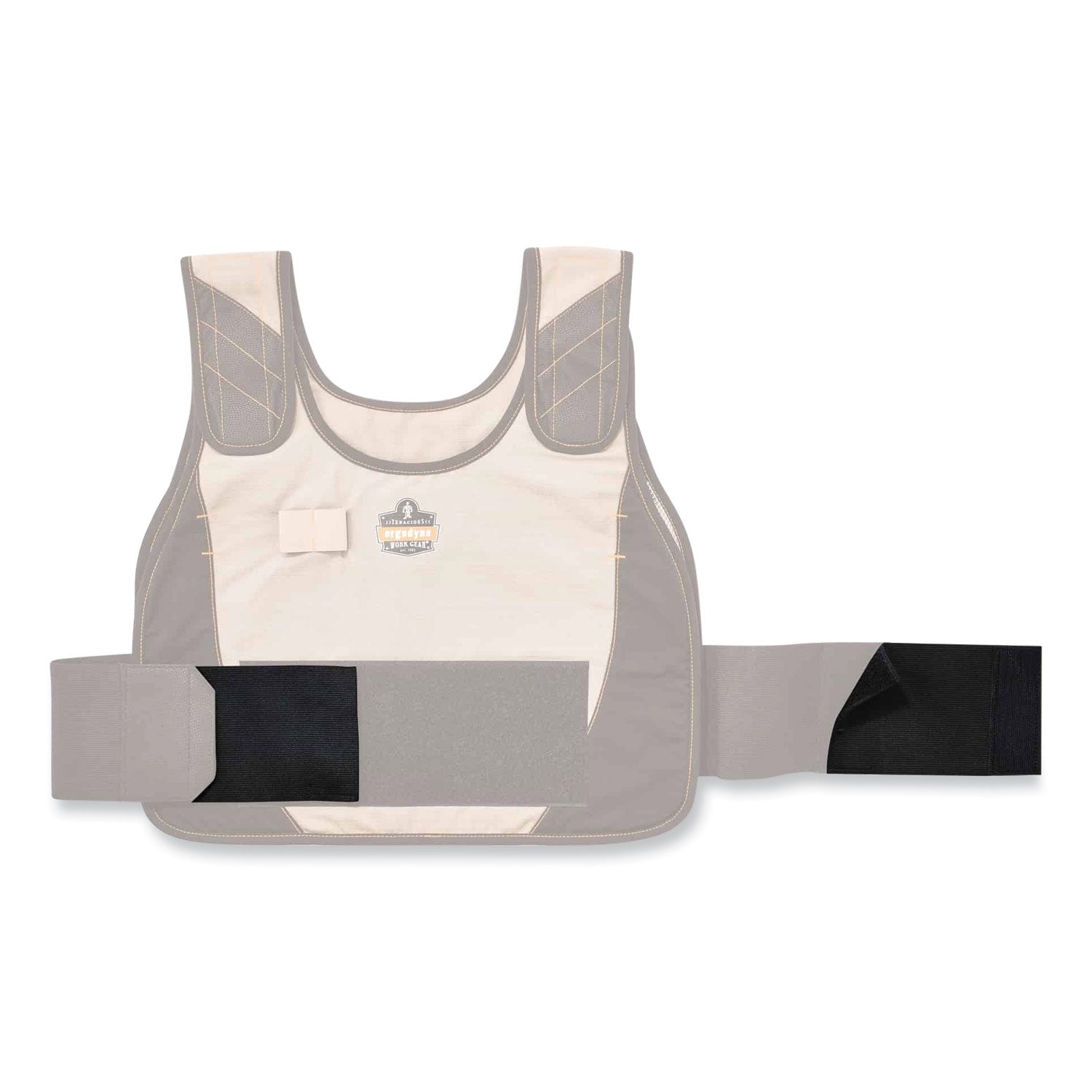Ergodyne 6240 Phase Change Cooling Vest Elastic Extenders - Black - Elastic - 2 / Set