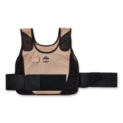 Ergodyne 6240 Phase Change Cooling Vest Elastic Extenders - Black - Elastic - 2 / Set