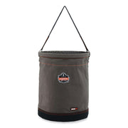 Reinforced, Handle, Pocket, Durable, Storm Drain - 17.8" - Plastic, Nylon, Nickel Plated, Synthetic Leather, Canvas - Gray - 1 Each