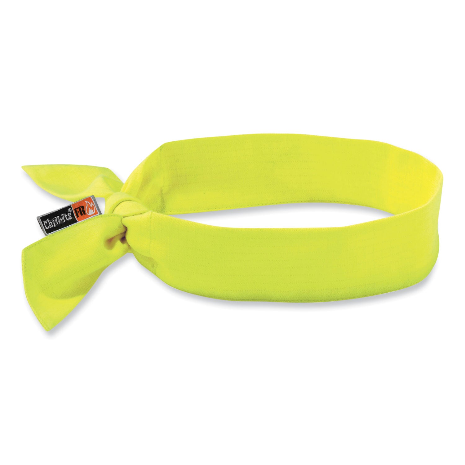 Ergodyne FR Evaporative Cooling Bandana - Yellow - Acrylic, Polymer, Cotton, Fabric