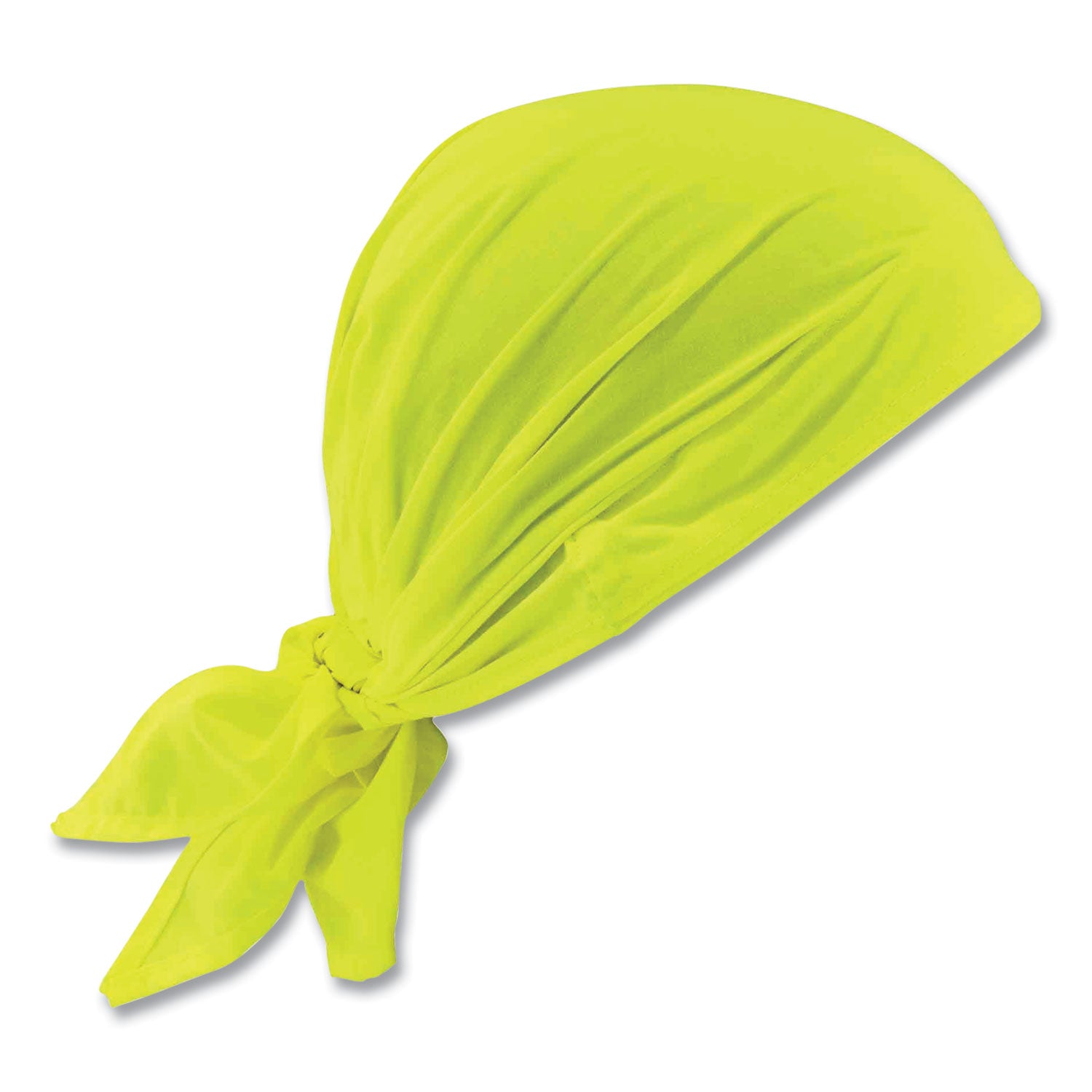 Ergodyne 6710CT Evaporative Cooling Bandana Triangle Hat - Lime - Polyvinyl Alcohol (PVA)
