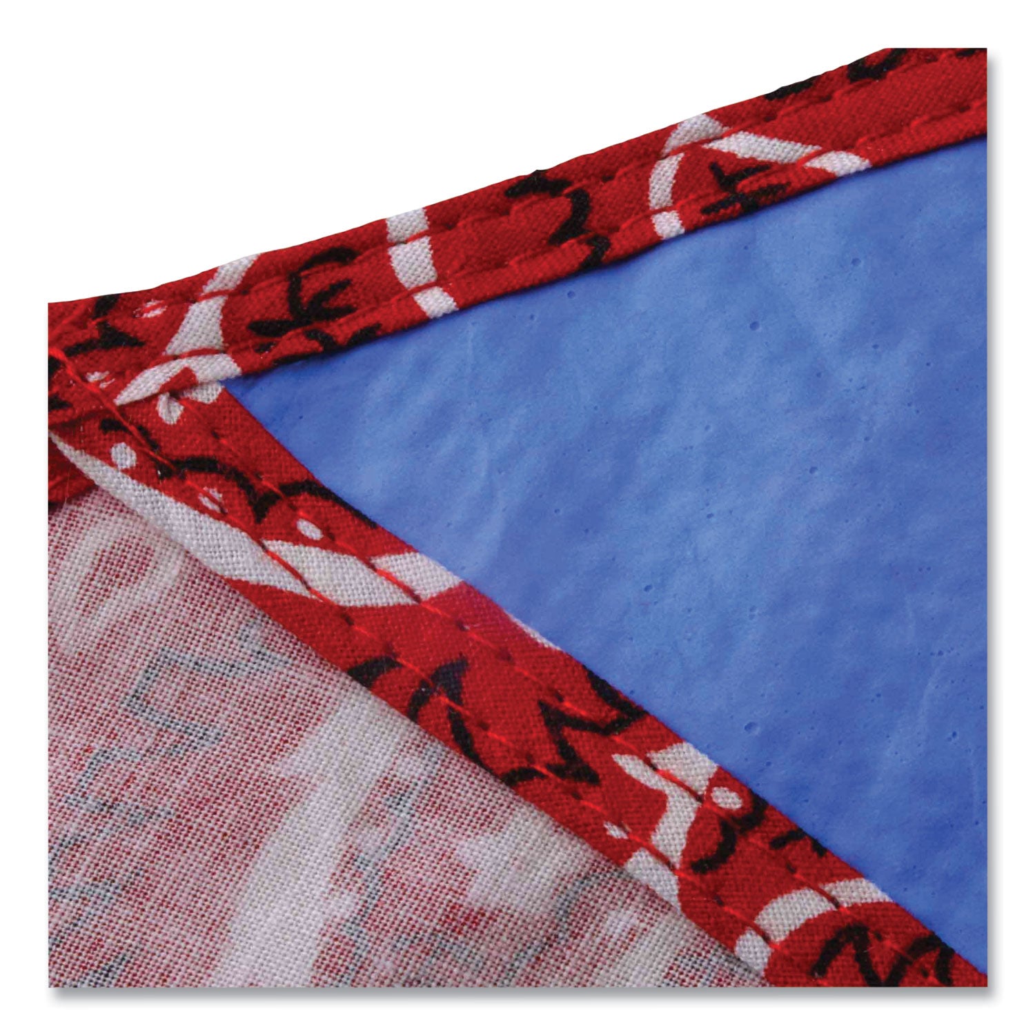 Ergodyne 6710CT Evaporative Cooling Bandana Triangle Hat - 9.5" Height x 0.5" Width - Red Western - Polyvinyl Alcohol (PVA) - 6 / Carton
