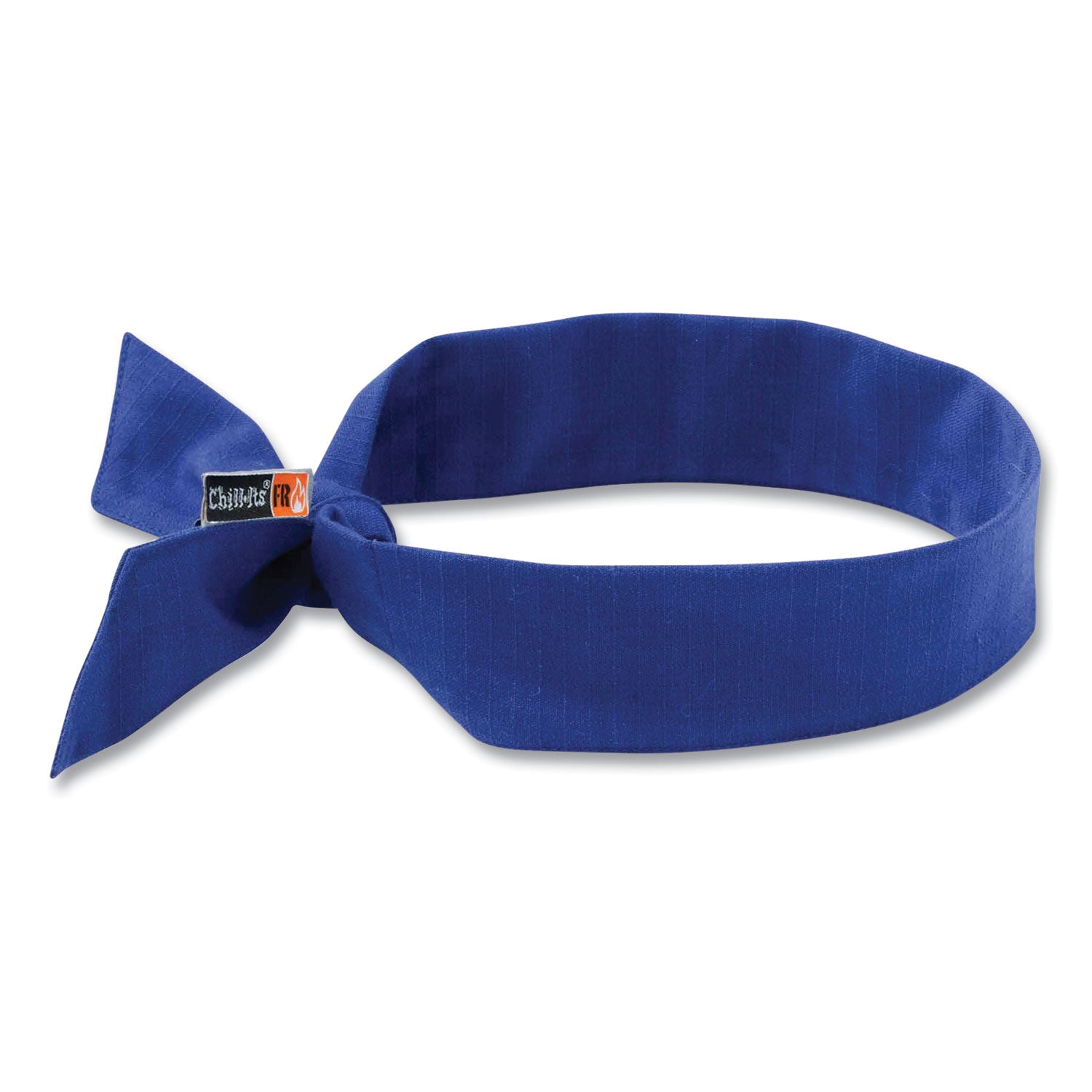 Ergodyne FR Evaporative Cooling Bandana - Blue - Acrylic, Polymer, Cotton, Fabric