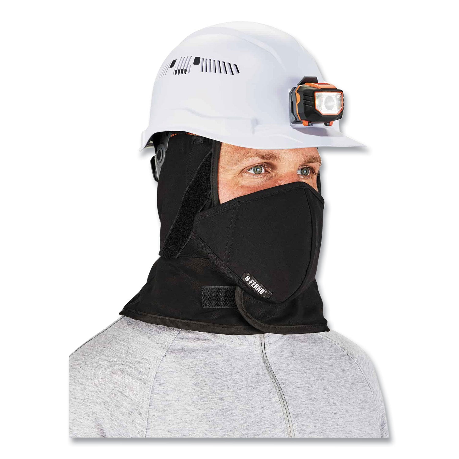 Polyester, Fleece, Foam, Elastic, Cotton - Black