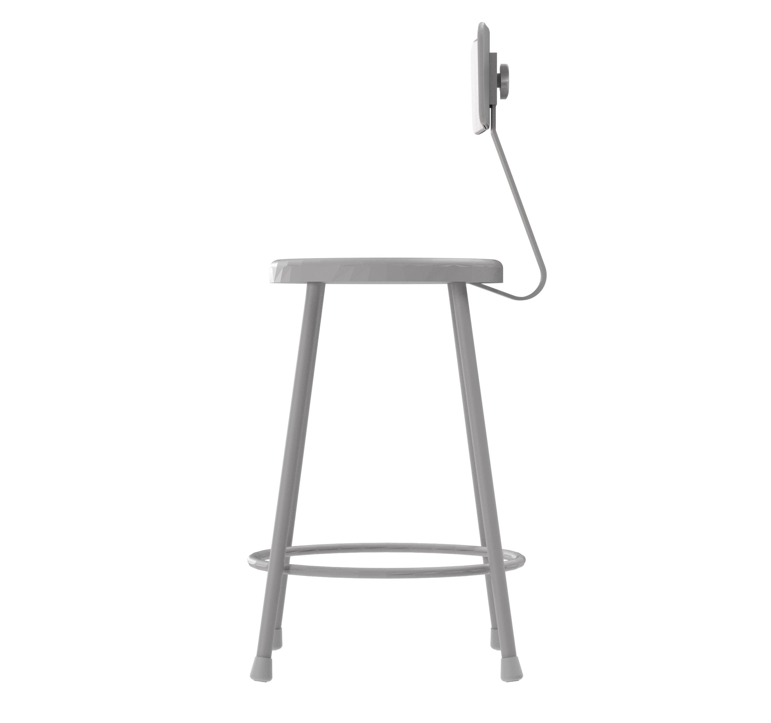 Apprentice Stool with Backrest