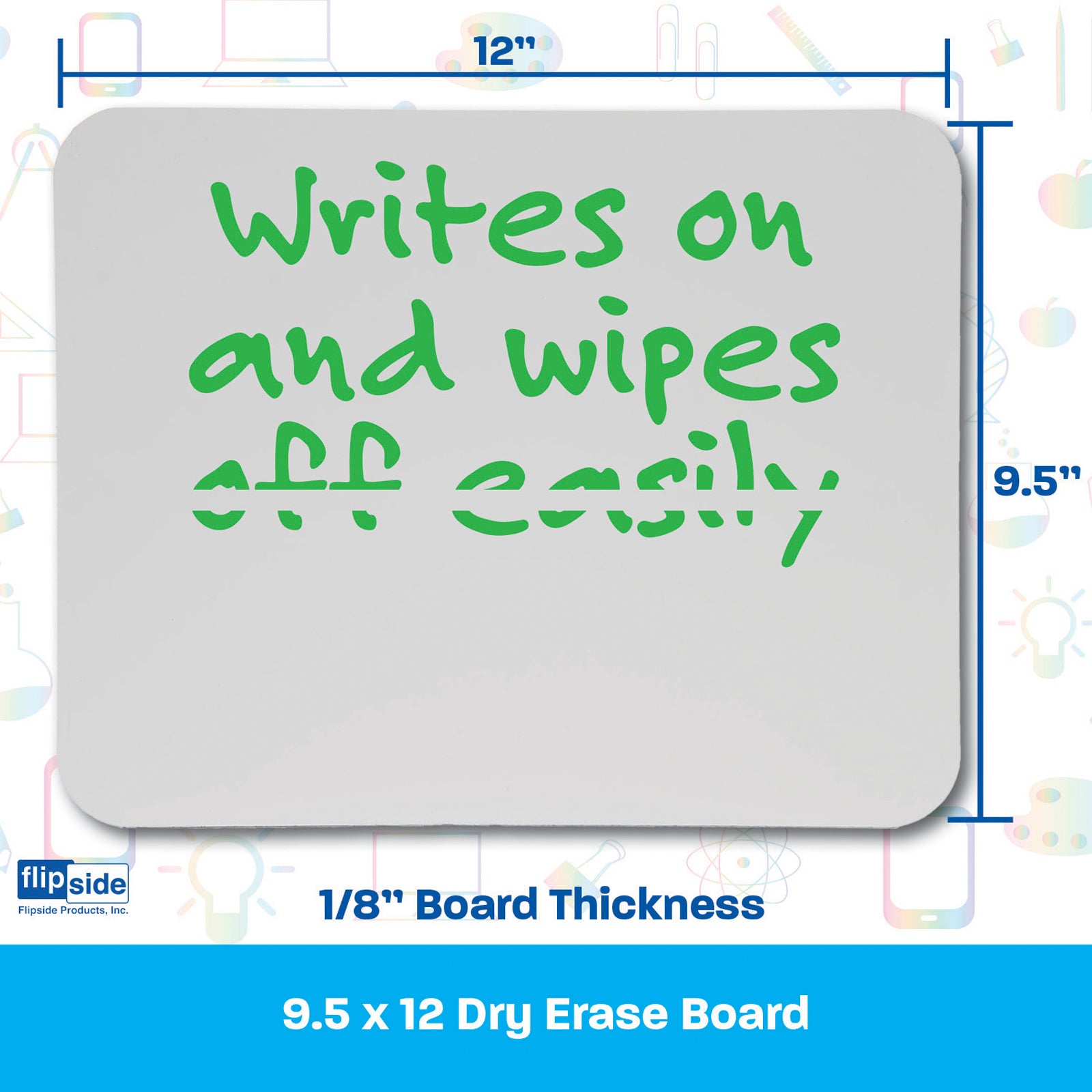 Dry Erase Board, 9.5" x 12"