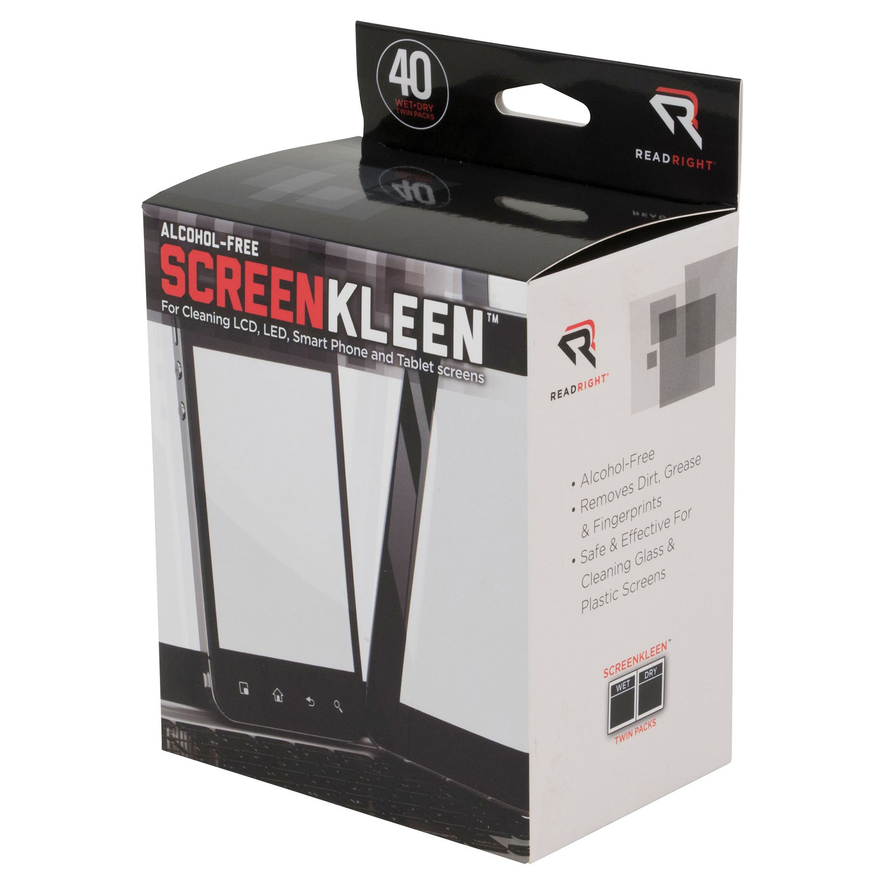 Screen Kleen Cleaning Wipes, Pack of 40