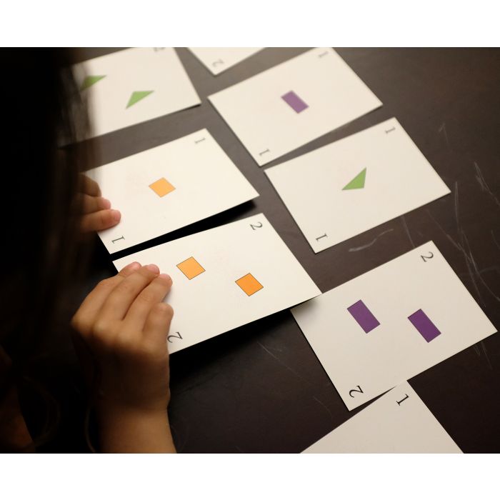 Shape Card Game Classroom Kit - English