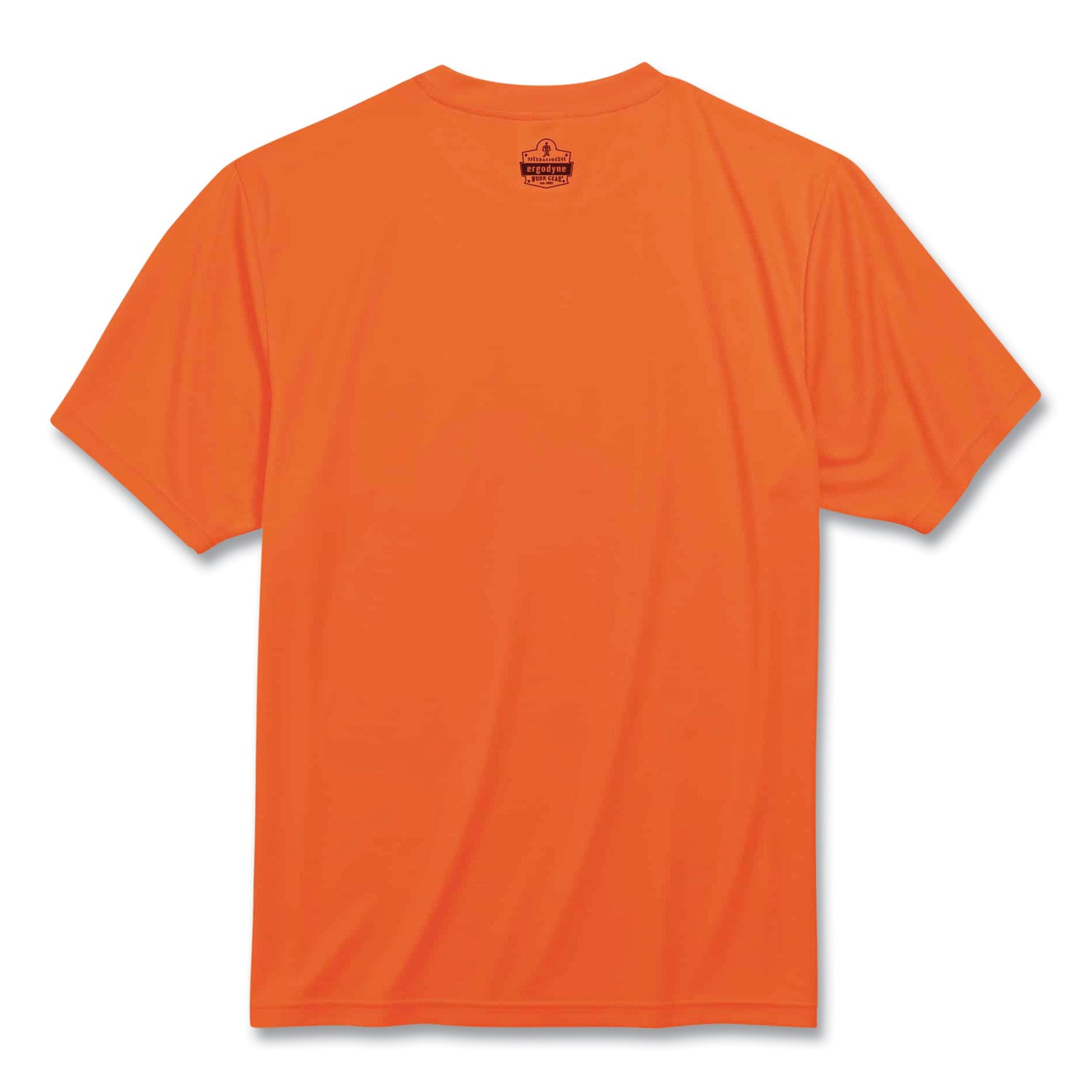Ergodyne GloWear 8089 Non-certified Orange T-Shirt, 2XL, Polyester, Breathable, Moisture Wicking, UV Resistant, Chest Pocket, Short Sleeve, Lightweight, 1 Each