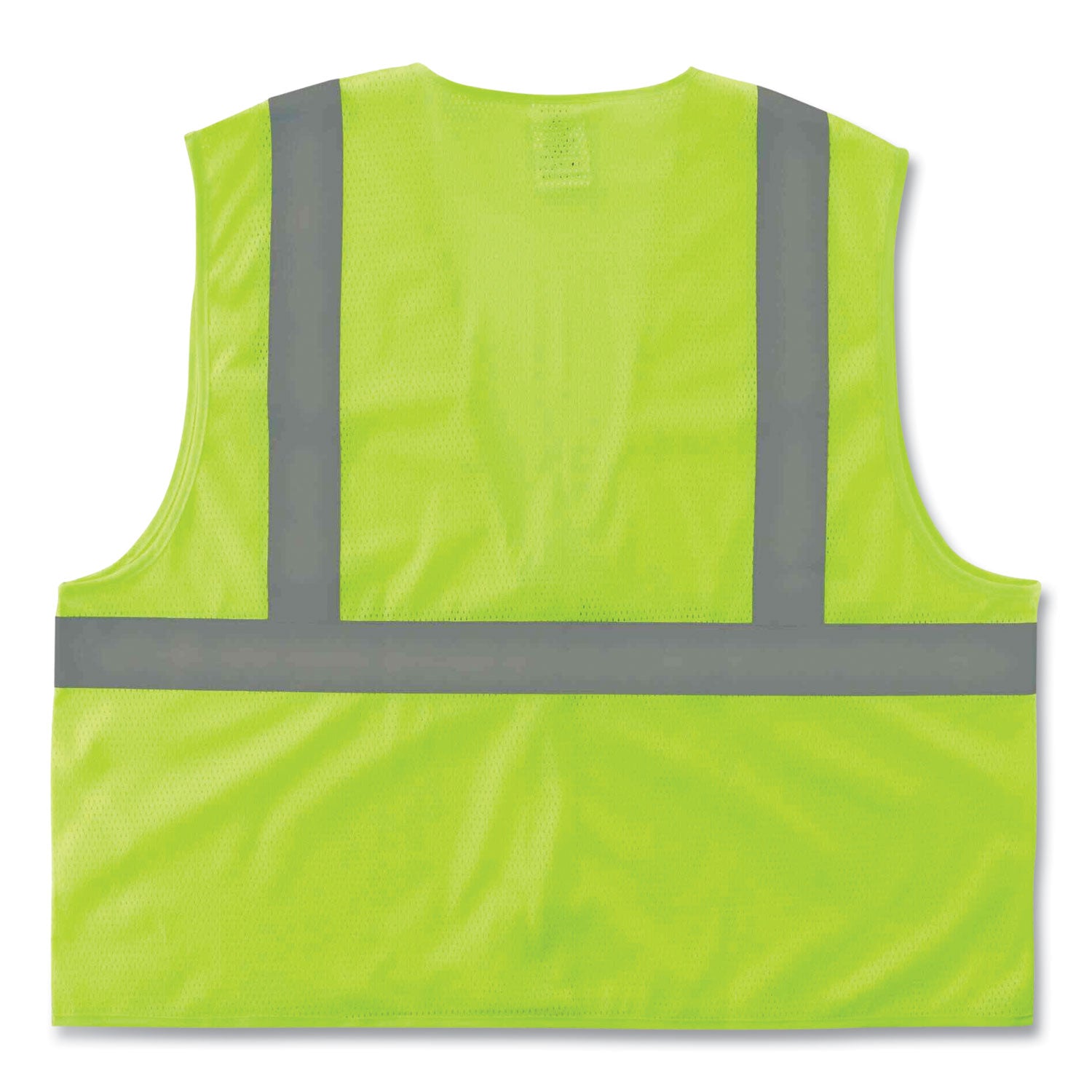 Ergodyne GloWear 8205Z Type R C2 Super Econo Mesh Safety Vest, Small/Medium, Lime, Zipper Closure, Reflective, Breathable, Lightweight, High Visibility, Machine Washable, 1 Each