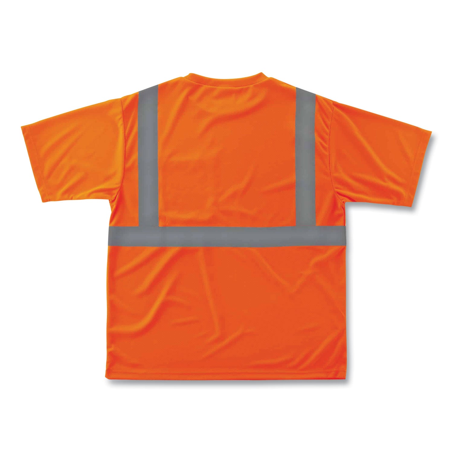 Ergodyne 8289 Type R Class 2 T-Shirt - 5XL Size - Fabric, Polyester - Orange