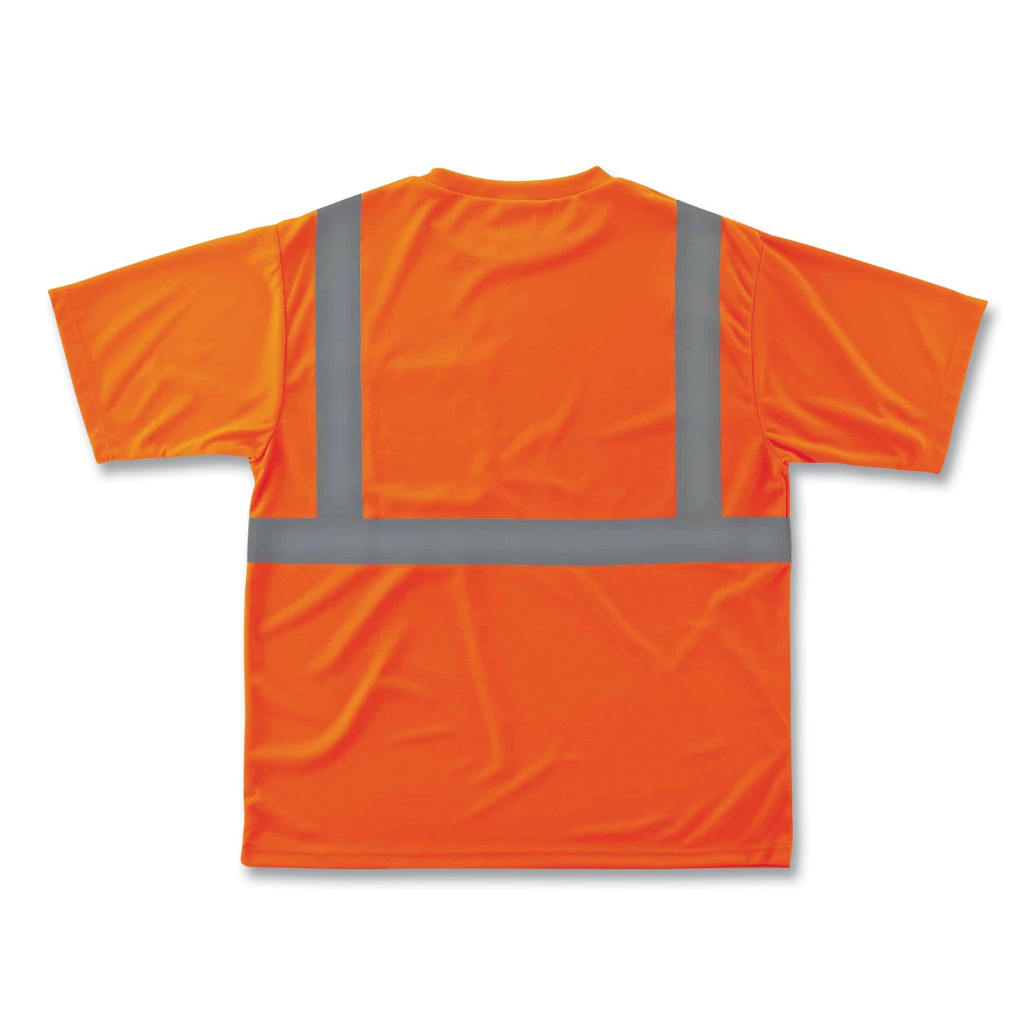 Ergodyne 8289 Type R Class 2 T-Shirt - 4XL Size - Fabric, Polyester - Orange