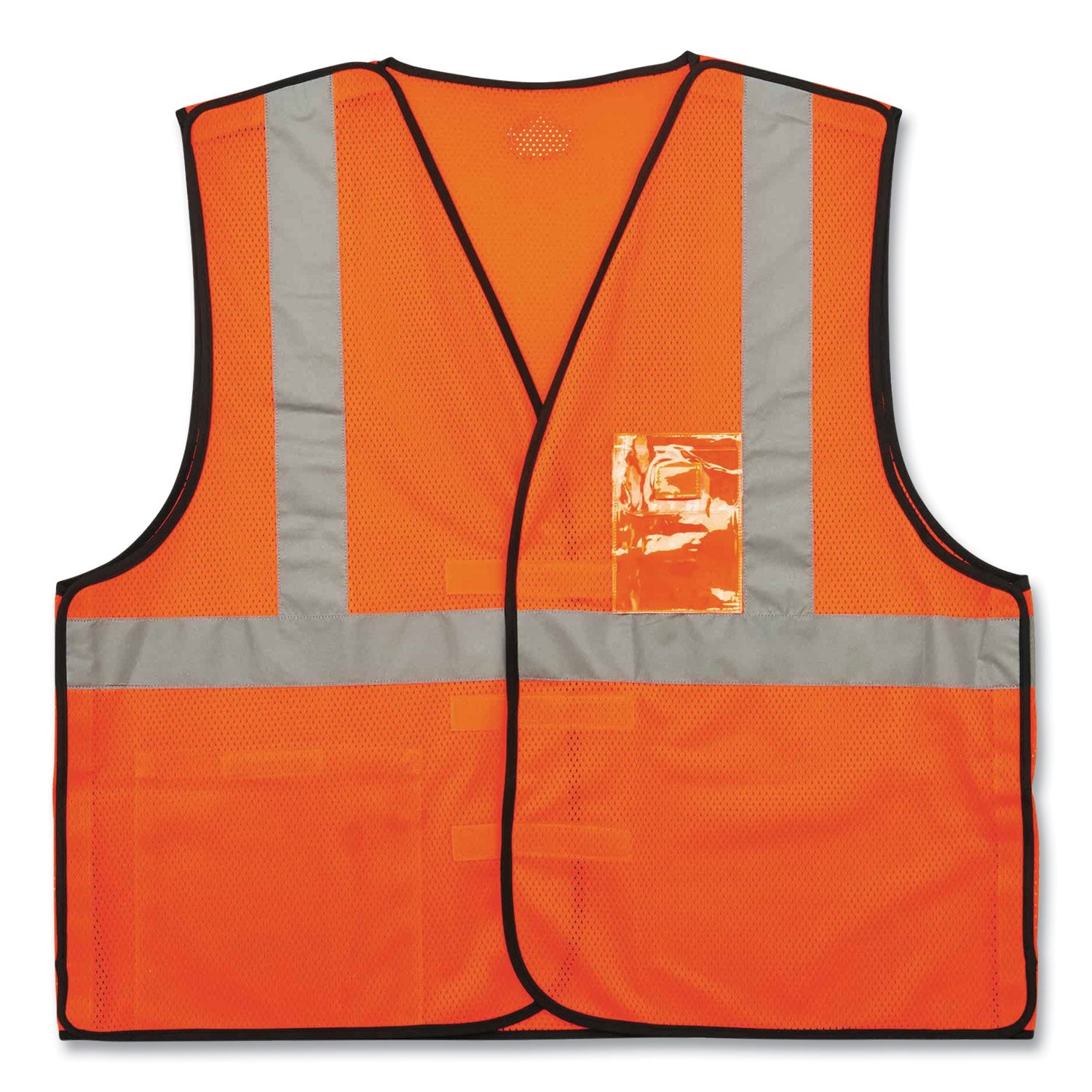 Ergodyne GloWear Type R C2 Breakaway Mesh Safety Vest, 4XL/5XL, Orange, Reflective, Hook & Loop Closure, Pocket, Badge Holder, Breathable, Lightweight, 1 Each