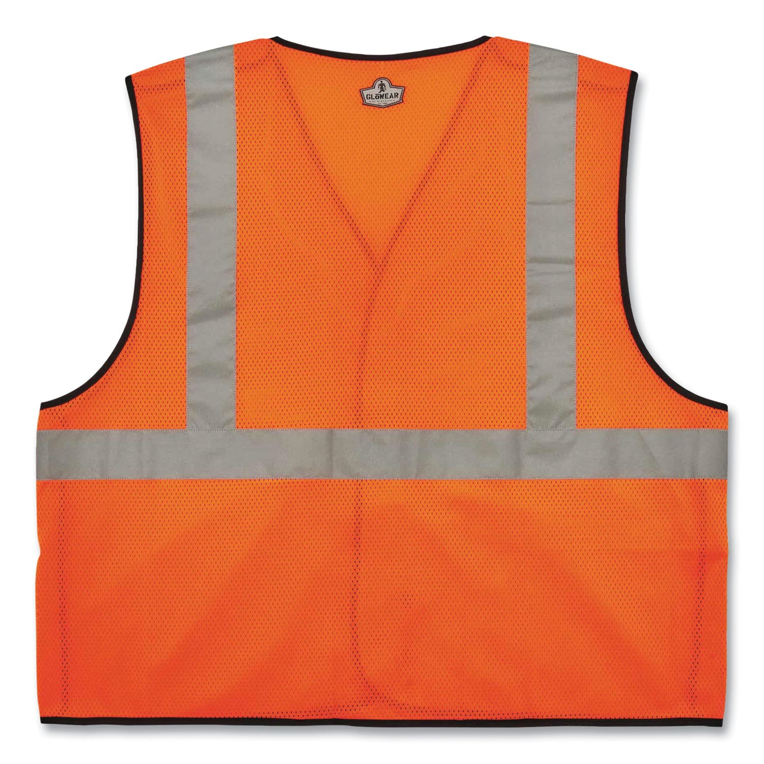 Ergodyne GloWear Type R C2 Breakaway Mesh Safety Vest, Large/Extra Large, Orange, Reflective, Pocket, Badge Holder, Lightweight, Breathable, Hook & Loop Closure, 1 Each
