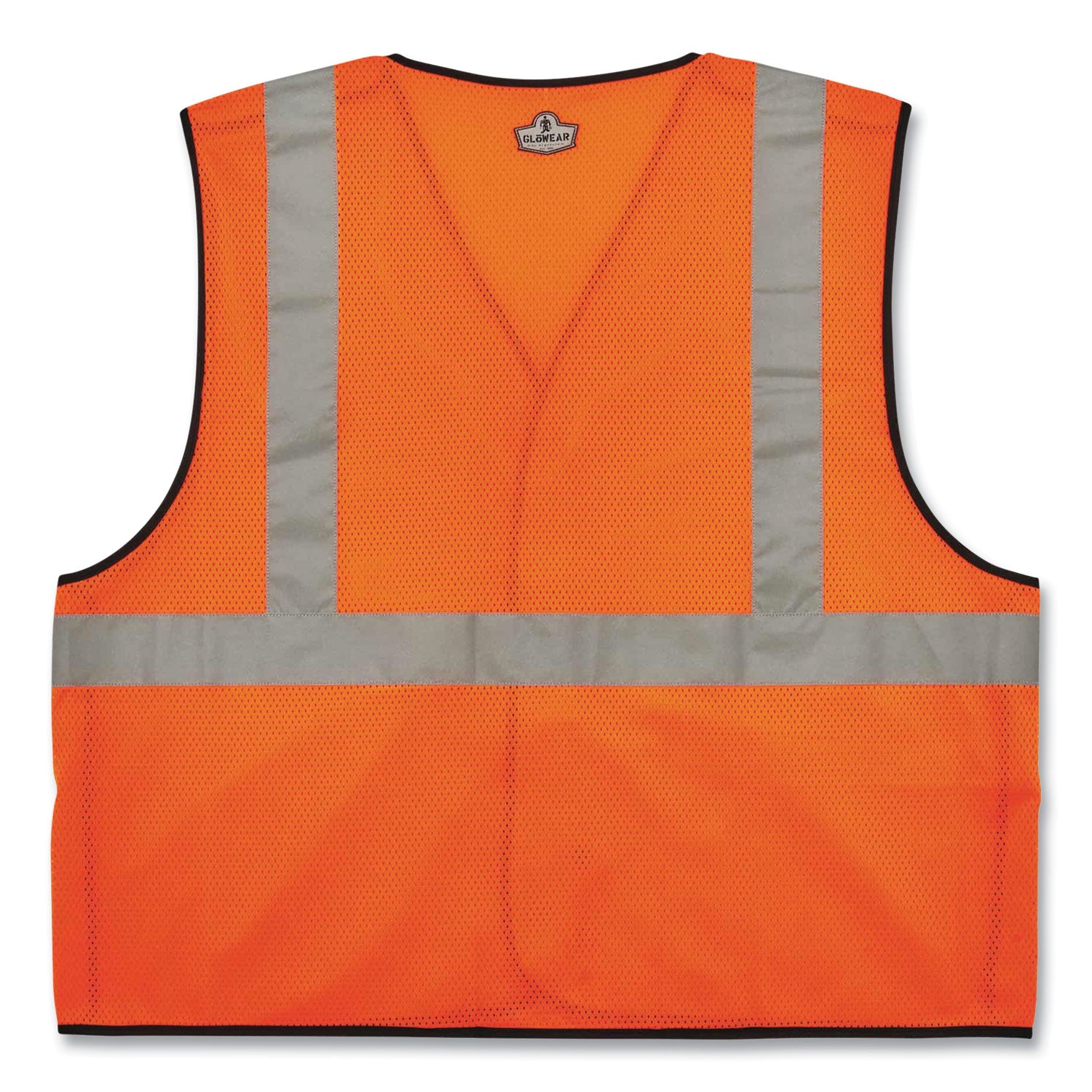 Ergodyne GloWear Type R C2 Breakaway Mesh Safety Vest, 4XL/5XL, Orange, Reflective, Hook & Loop Closure, Pocket, Badge Holder, Breathable, Lightweight, 1 Each