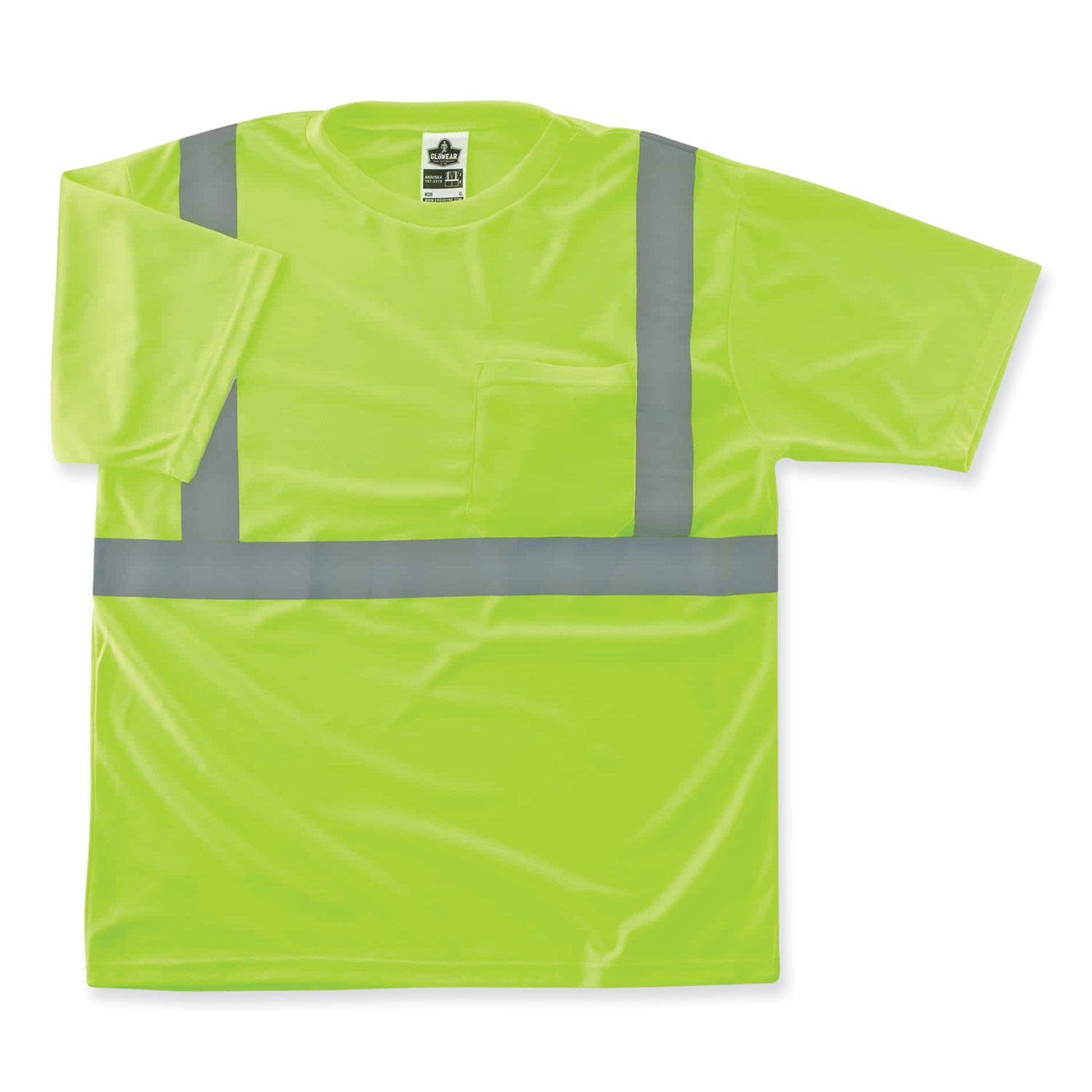 Ergodyne Class 2 Reflective Lime T-Shirt - Medium Size