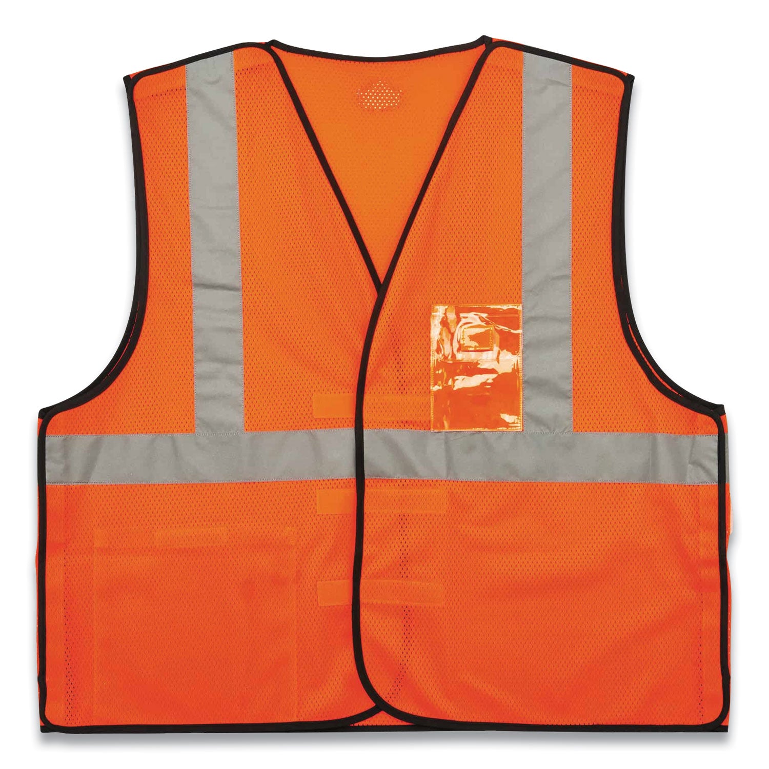 Ergodyne GloWear Type R C2 Breakaway Mesh Safety Vest, Large/Extra Large, Orange, Reflective, Pocket, Badge Holder, Lightweight, Breathable, Hook & Loop Closure, 1 Each