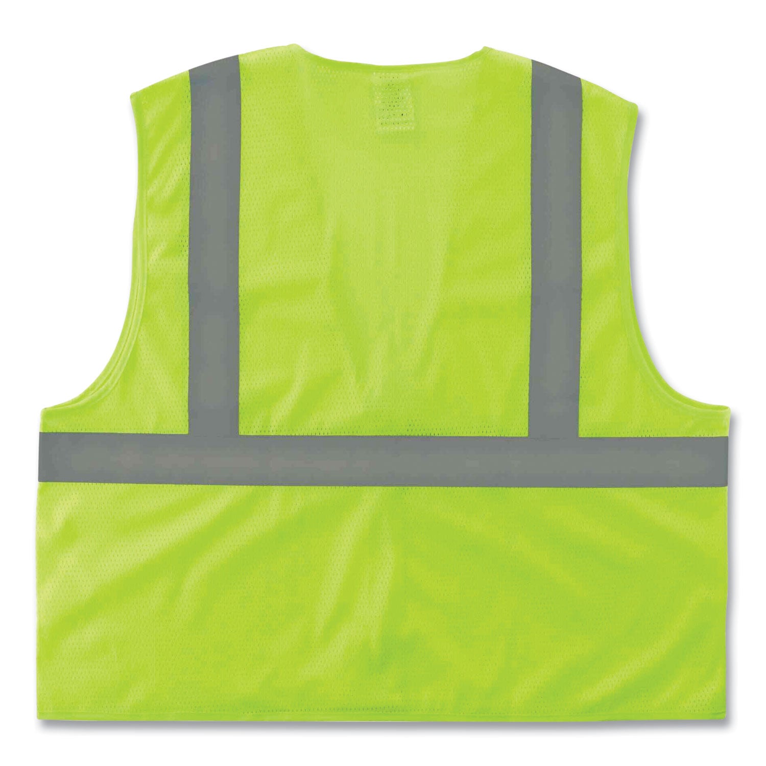 Ergodyne GloWear 8205Z Type R Class 2 Super Econo Mesh Safety Vest, Lime, Reflective, Breathable, Lightweight, Zipper Closure, 4X/5X Size, 1 Each