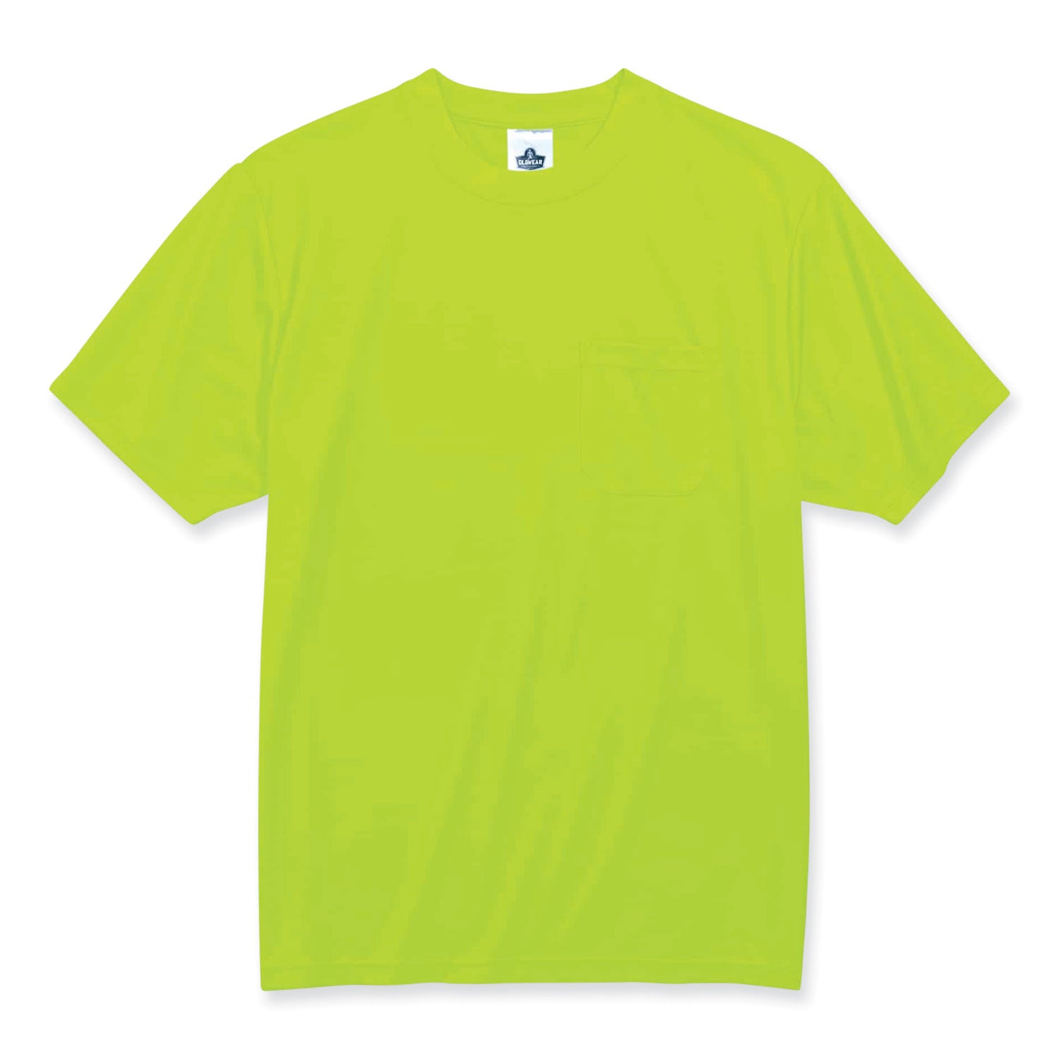 Ergodyne 8089 Non-certified T-shirt - 4XL Size - Polyester - Lime