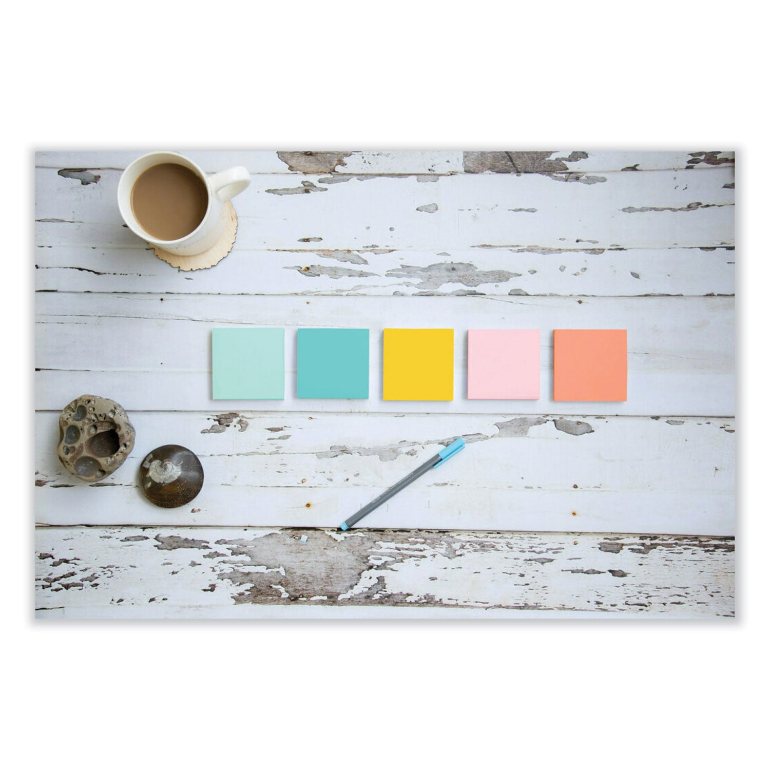 Post-it&reg; Dispenser Notes - 600 - 3" Flag/Note Width x 3" Flag/Note Length - Square - 100 Sheets per Pad - Unruled - Green, Pink, Yellow - Paper - Pop-up, Self-adhesive, Repositionable - 1 Pack